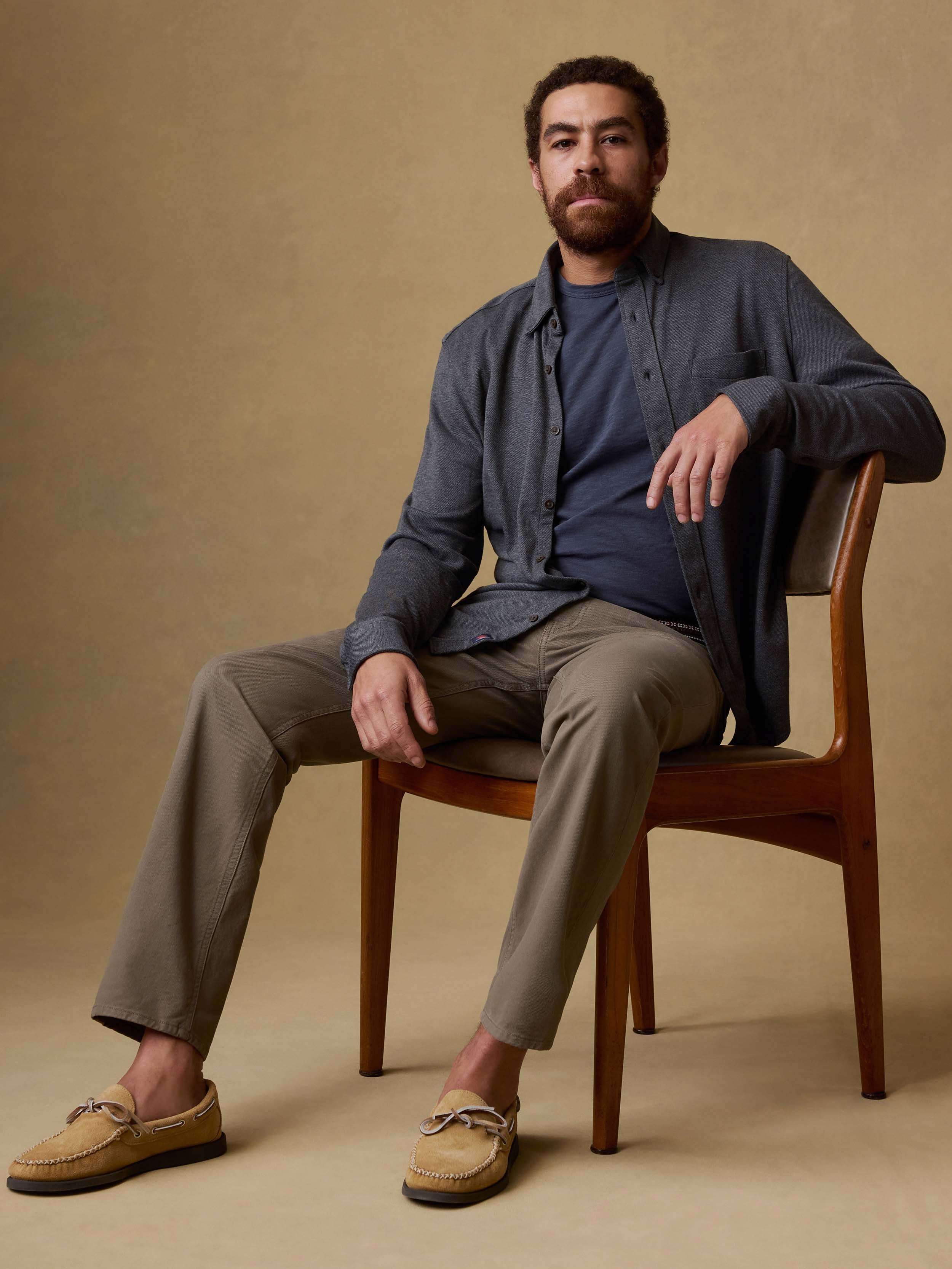 Reserve Twill 5-Pocket Pant - Cypress Mountain | Faherty Brand