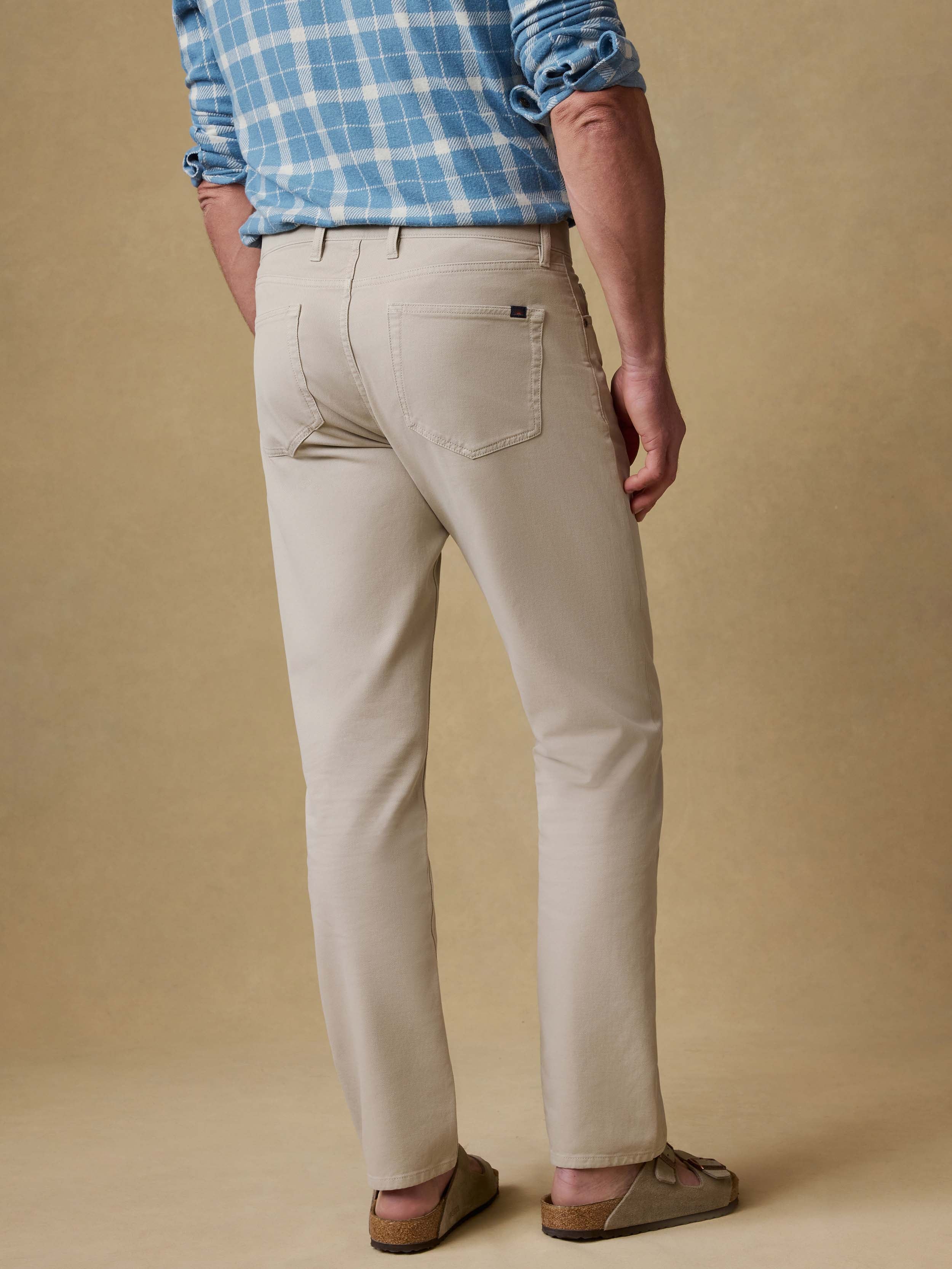 Reserve Twill 5-Pocket Pant - Rocky Cliff | Faherty Brand