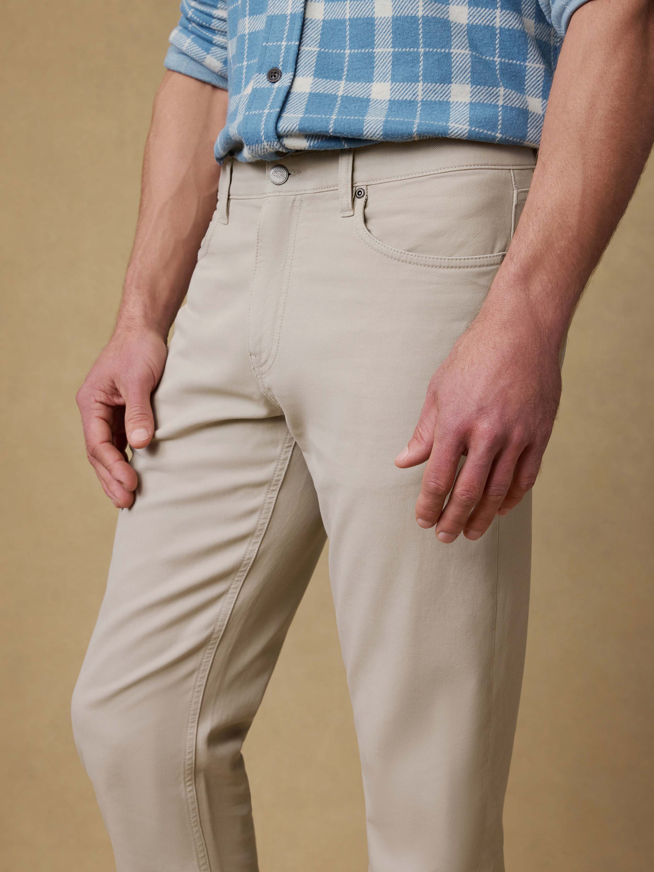 Reserve Twill 5-Pocket Pant - Rocky Cliff | Faherty Brand