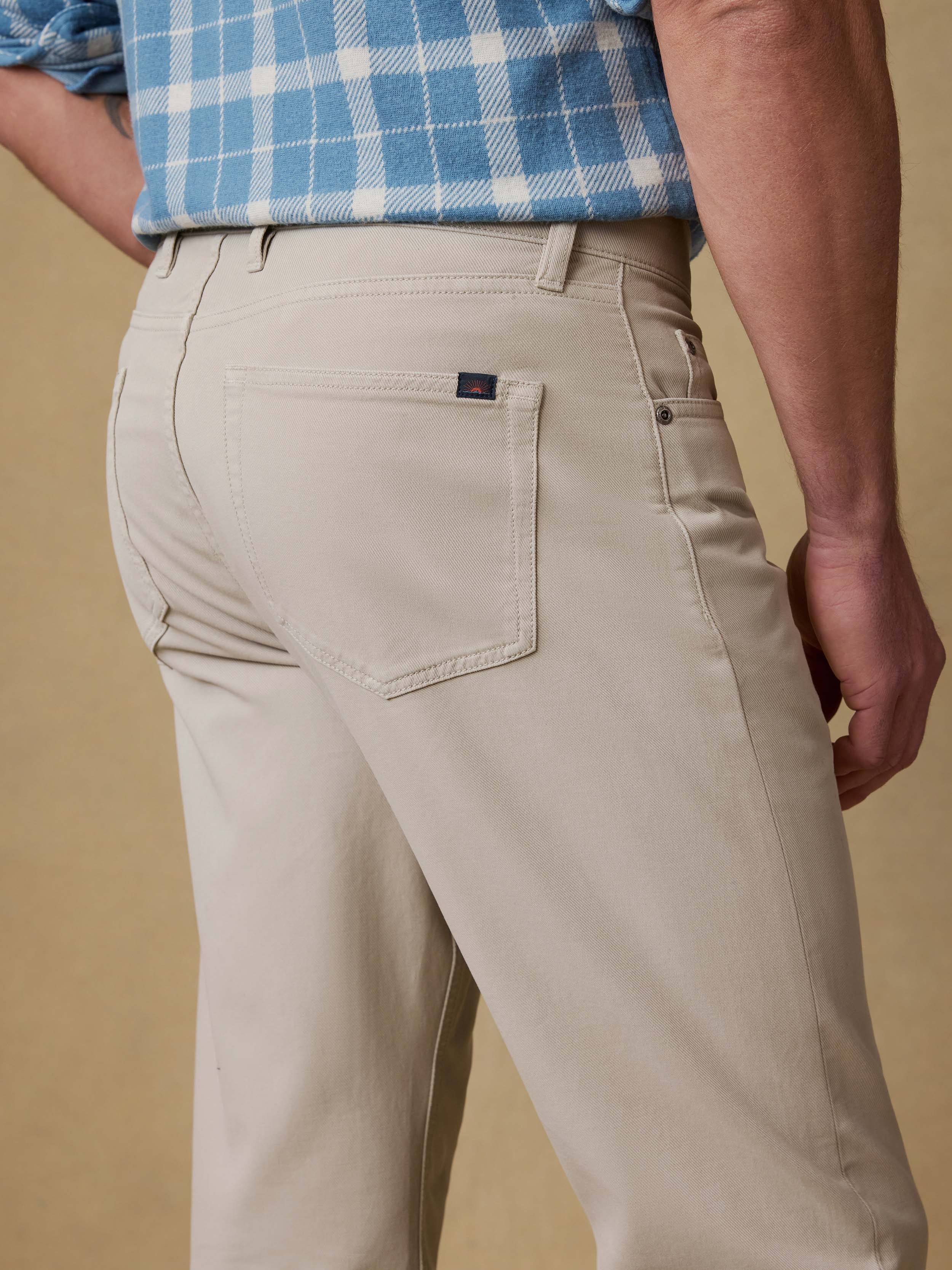 Reserve Twill 5-Pocket Pant - Rocky Cliff | Faherty Brand