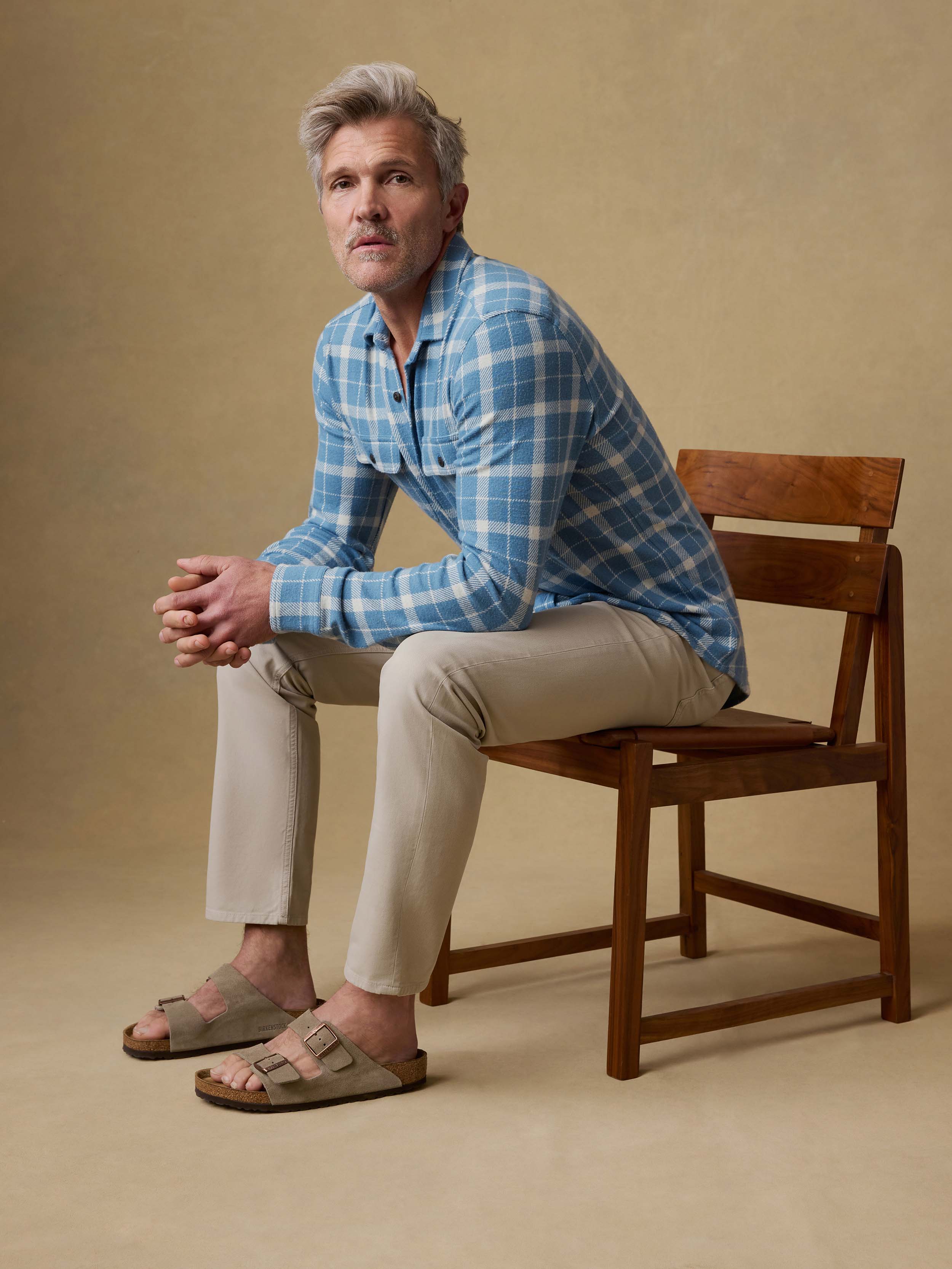 Reserve Twill 5-Pocket Pant - Rocky Cliff | Faherty Brand