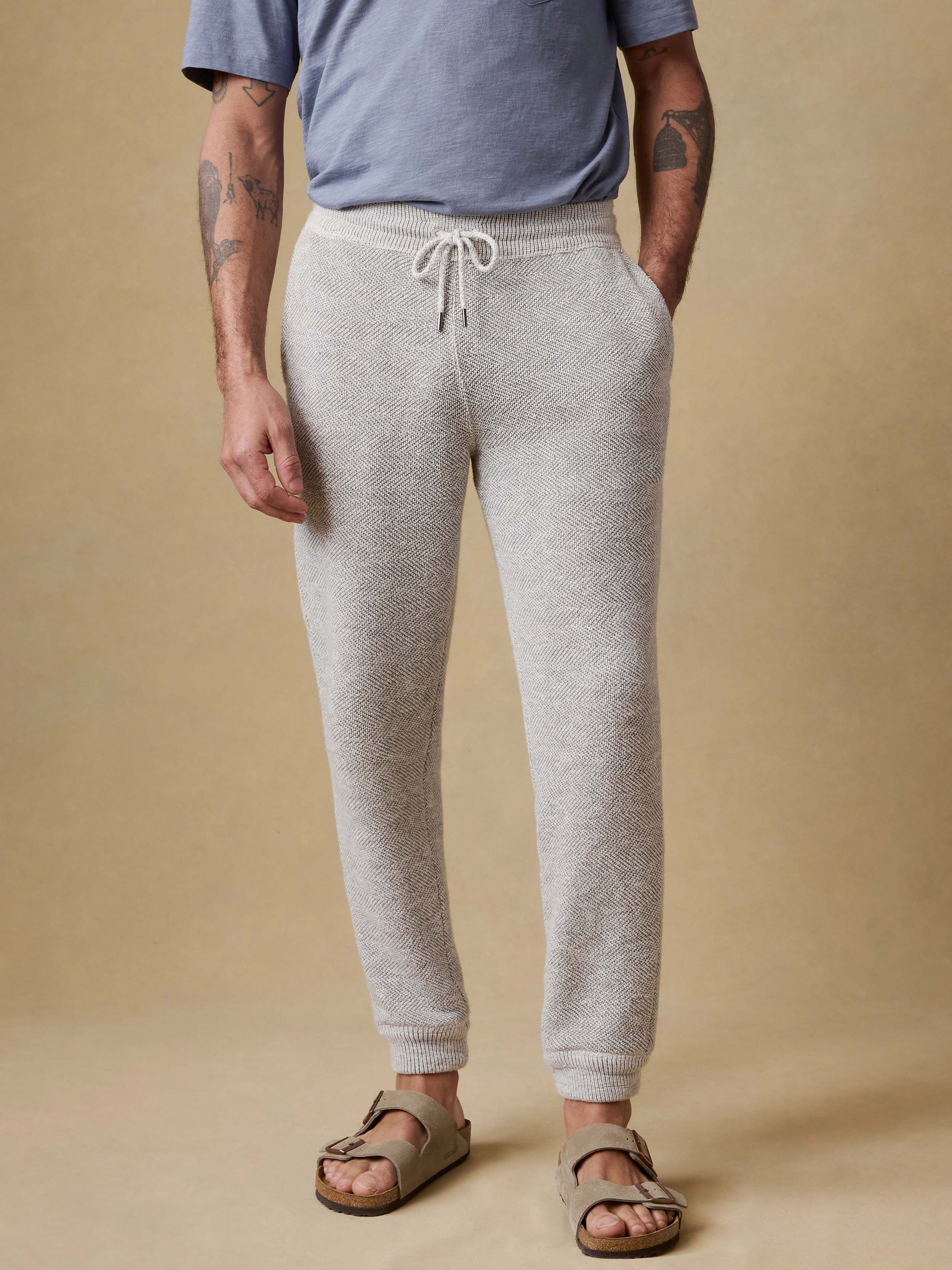 Whitewater Sweatpant - Grey Shell Loop | Faherty Brand