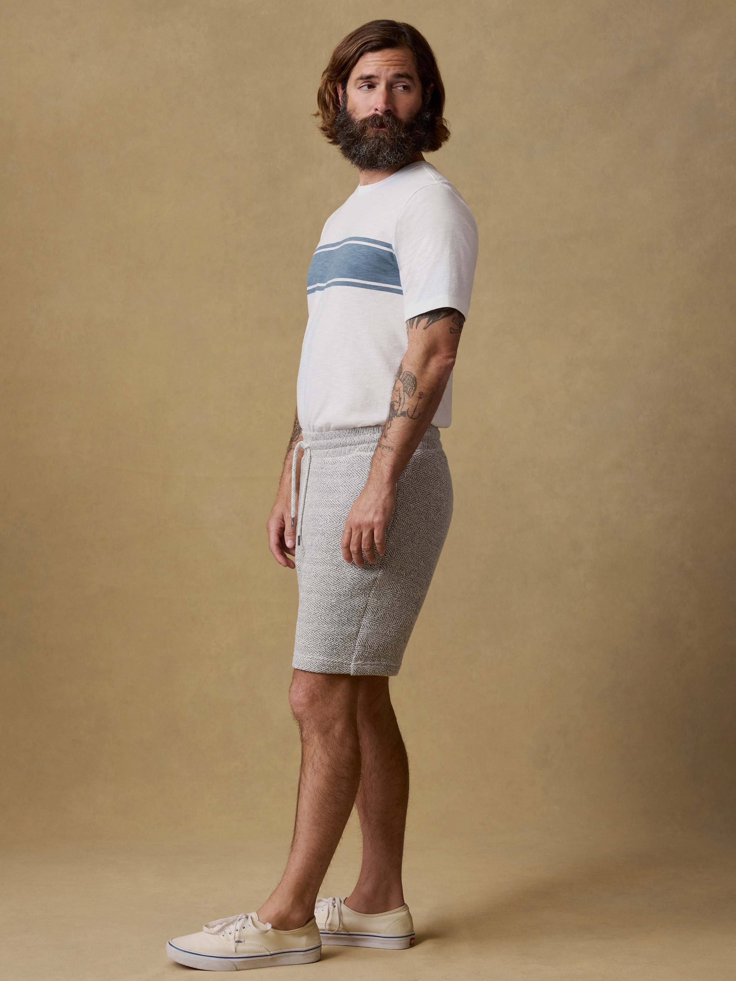 Whitewater Sweatshort - Grey Shell Loop | Faherty Brand