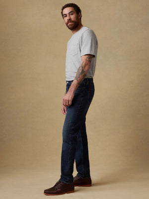 Stretch Terry Indigo 5-Pocket - Belmar Coast Wash