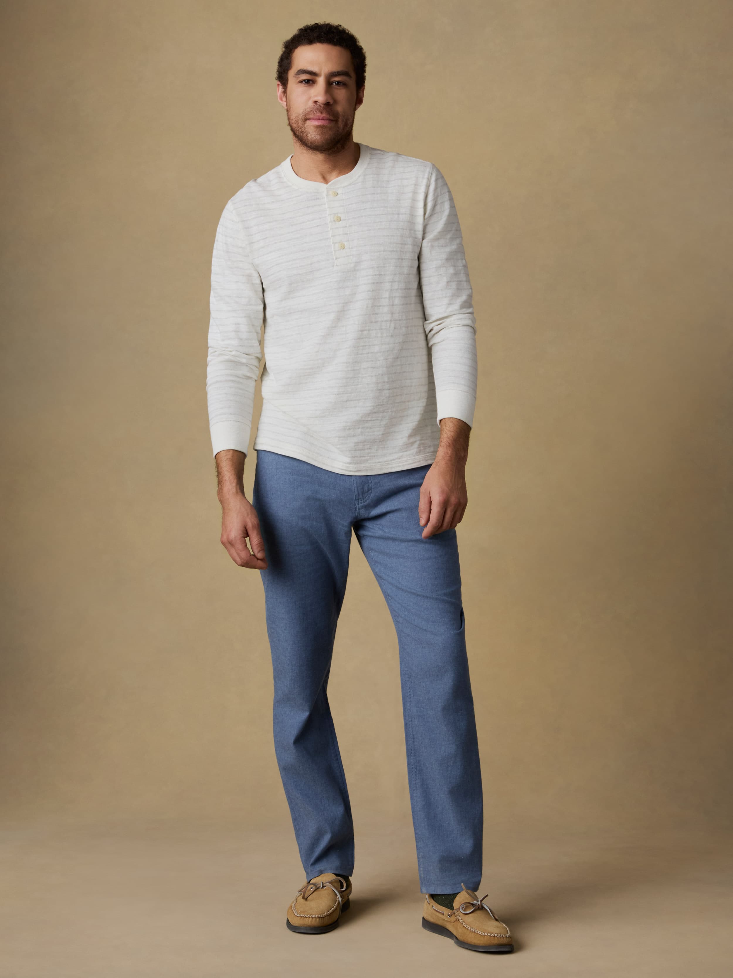 Movement™ Linen 5-Pocket Pant - Dusk Blue | Faherty Brand