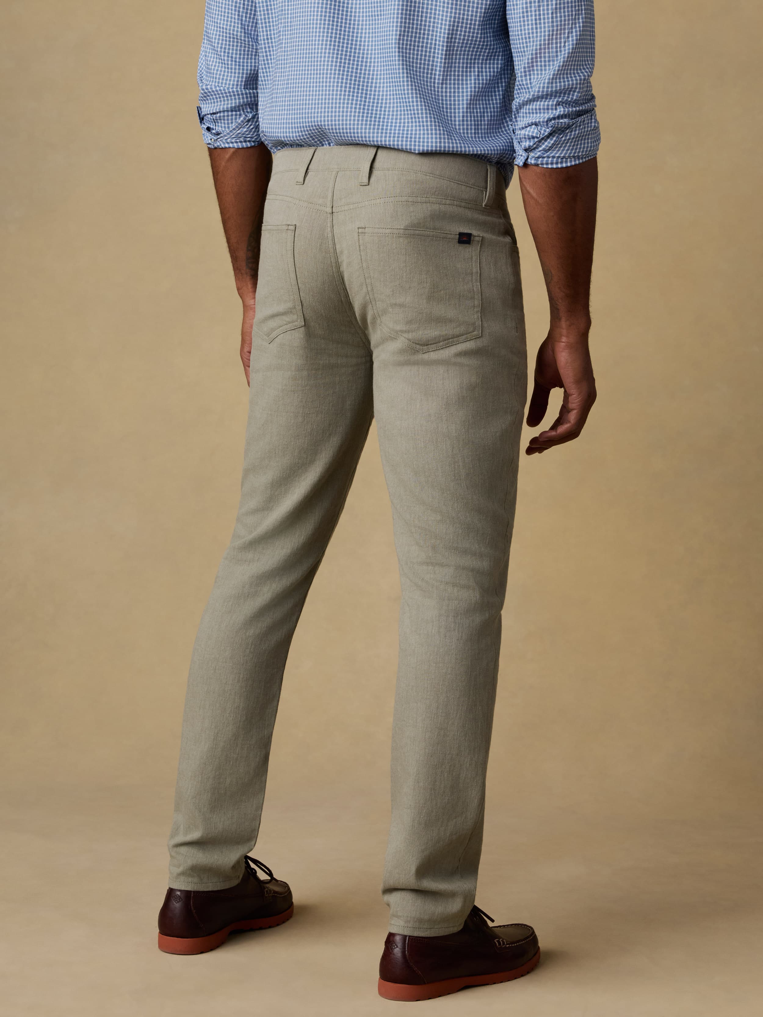 Movement™ Linen 5-Pocket Pant - Sage Cliff | Faherty Brand