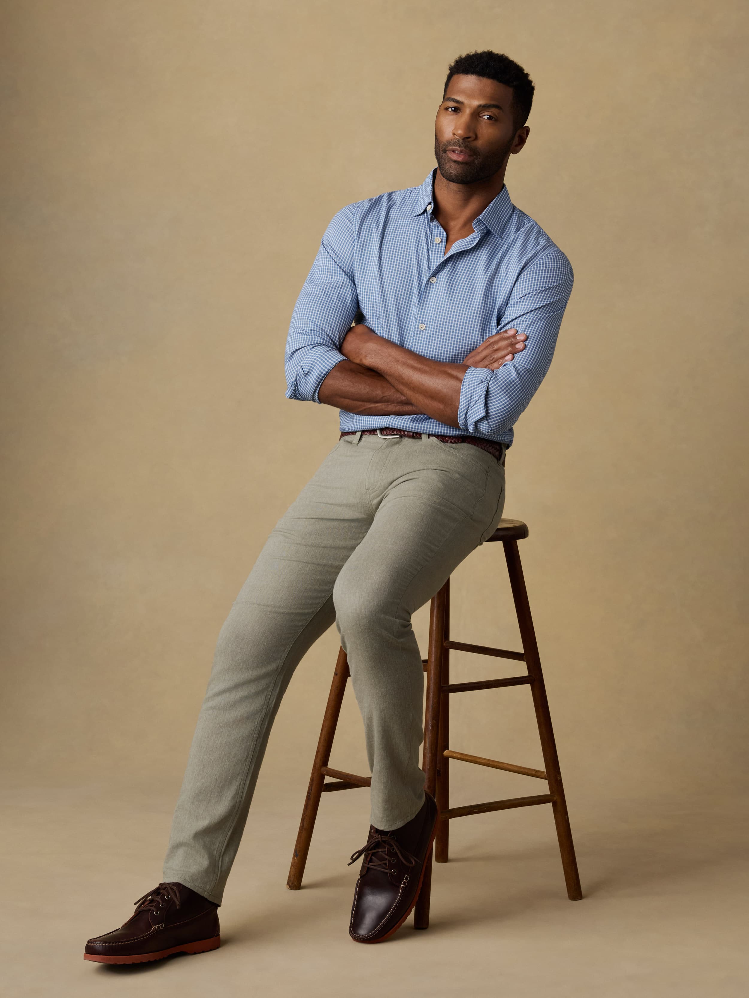 Movement™ Linen 5-Pocket Pant - Sage Cliff | Faherty Brand
