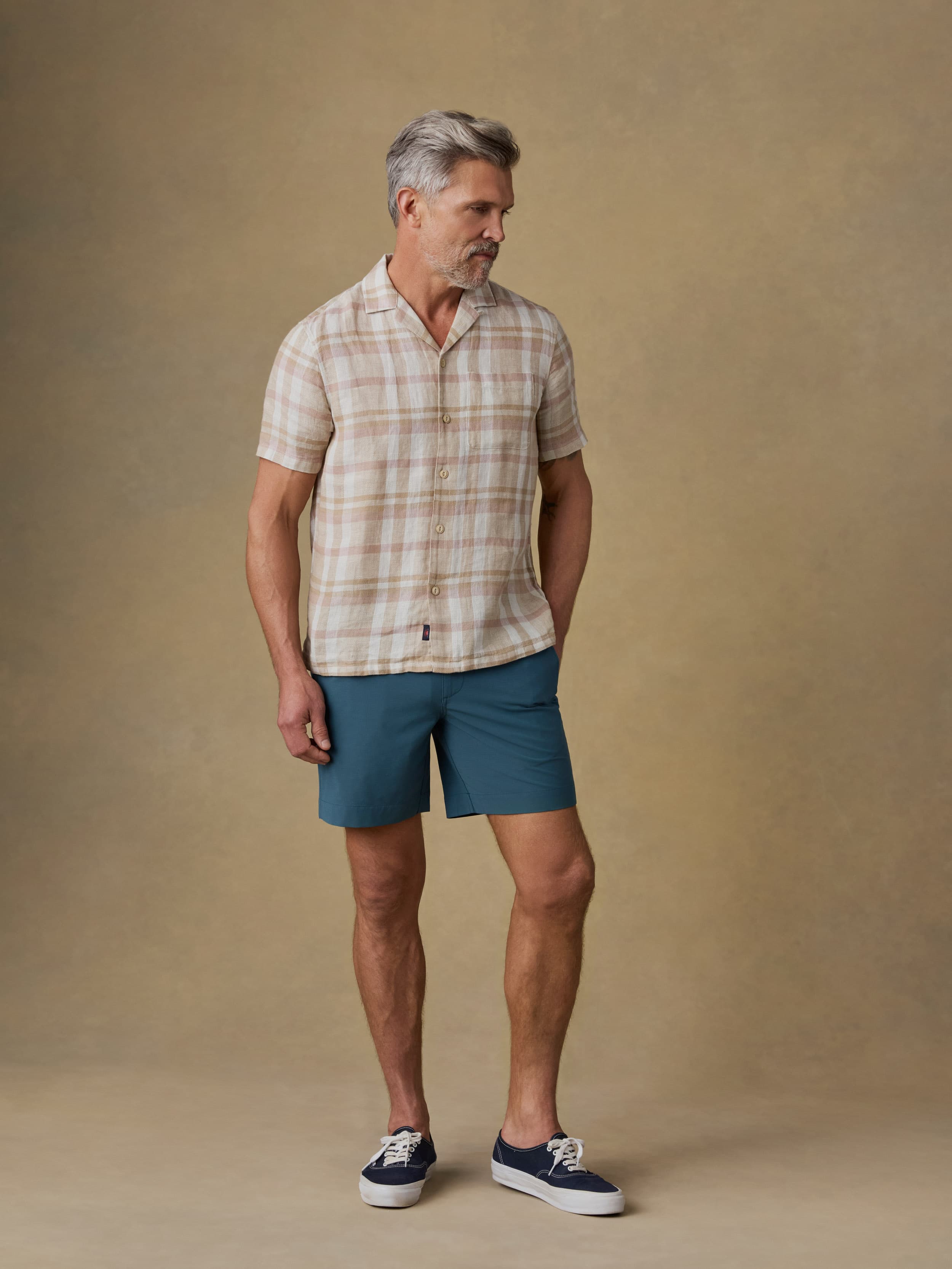 All Day™ Short (7") - Dark Teal | Faherty Brand