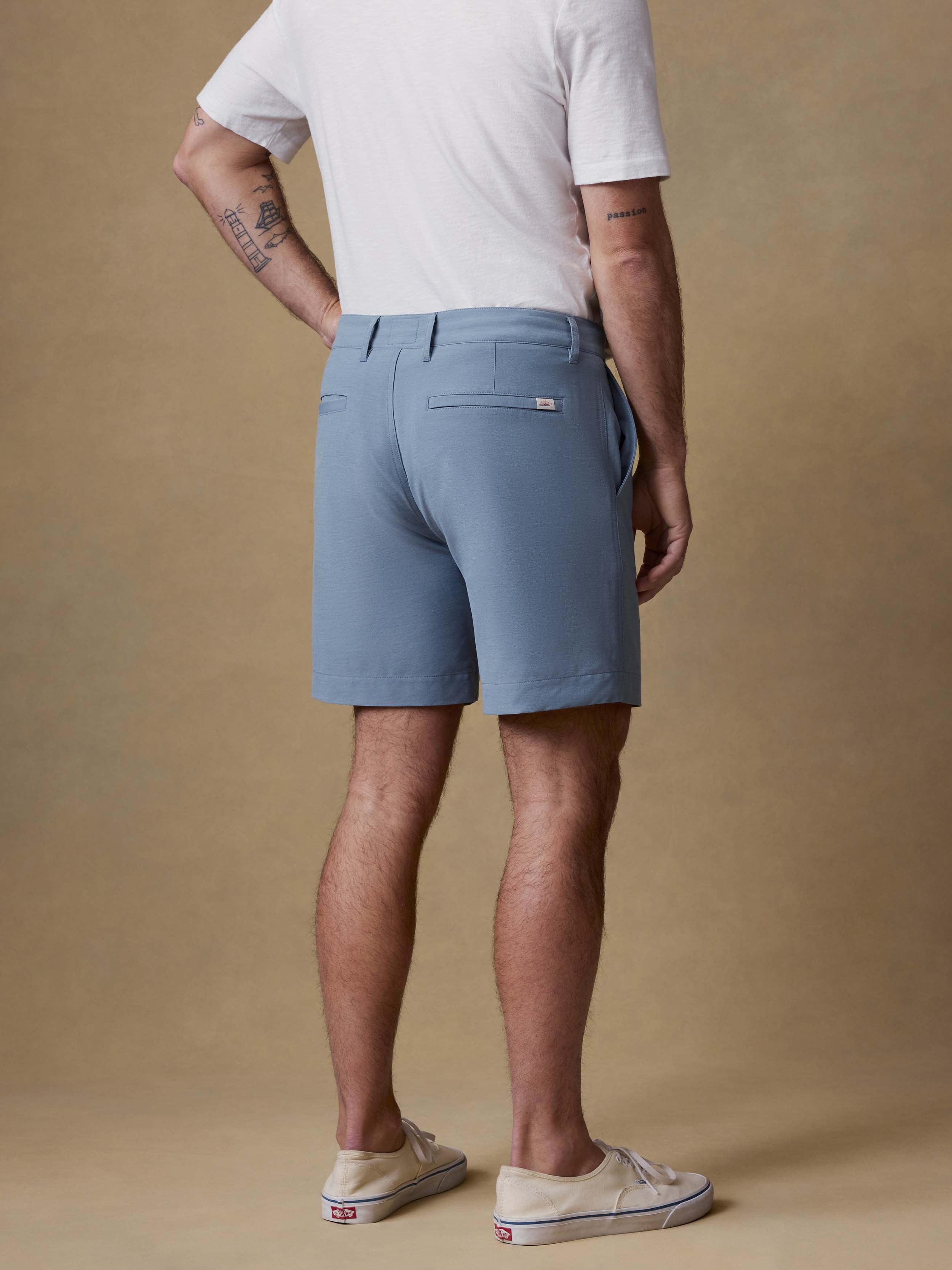 All Day™ Short (7") - Deep Marine | Faherty Brand