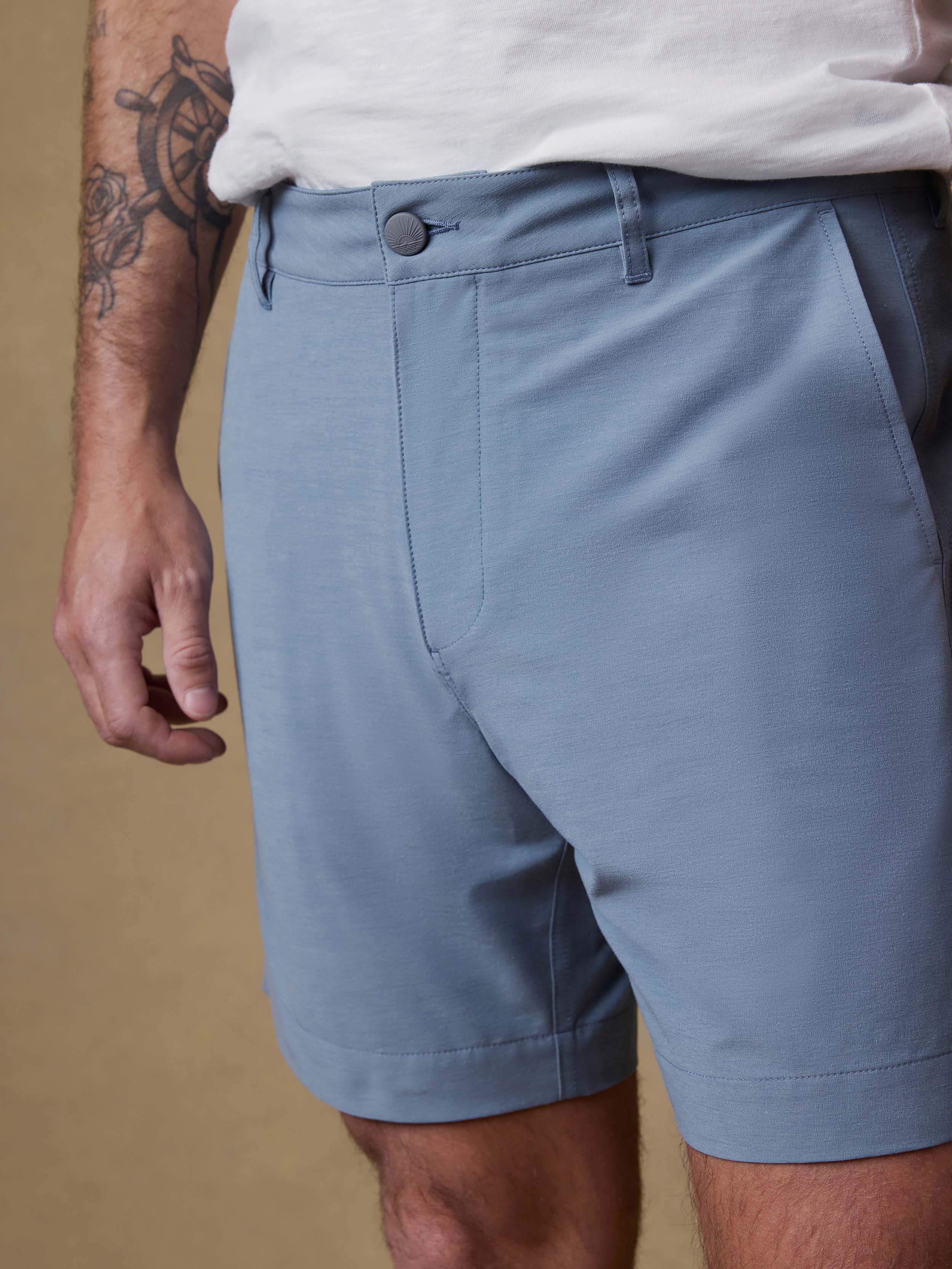 All Day™ Short (7") - Deep Marine | Faherty Brand