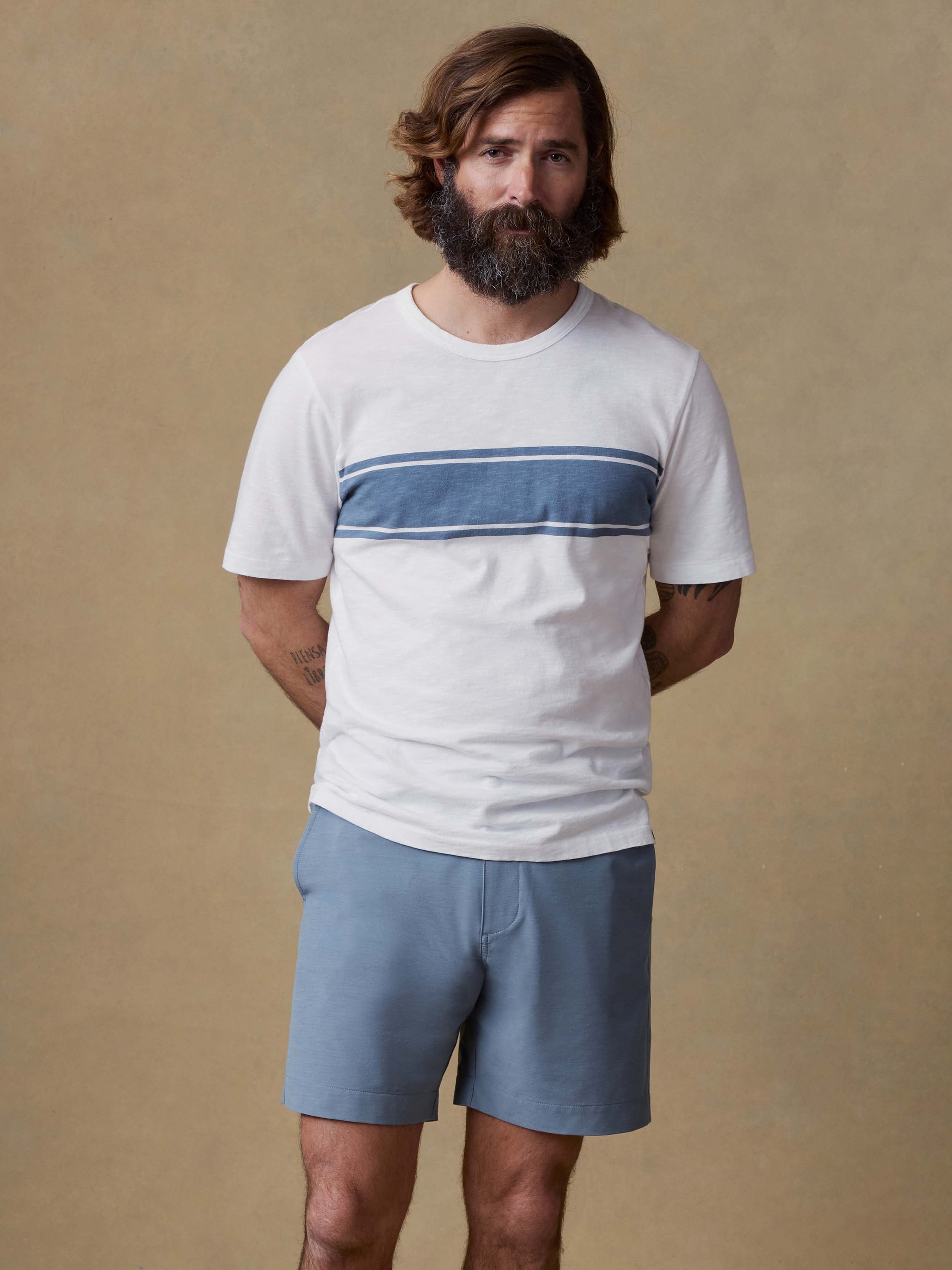 All Day™ Short (7") - Deep Marine | Faherty Brand