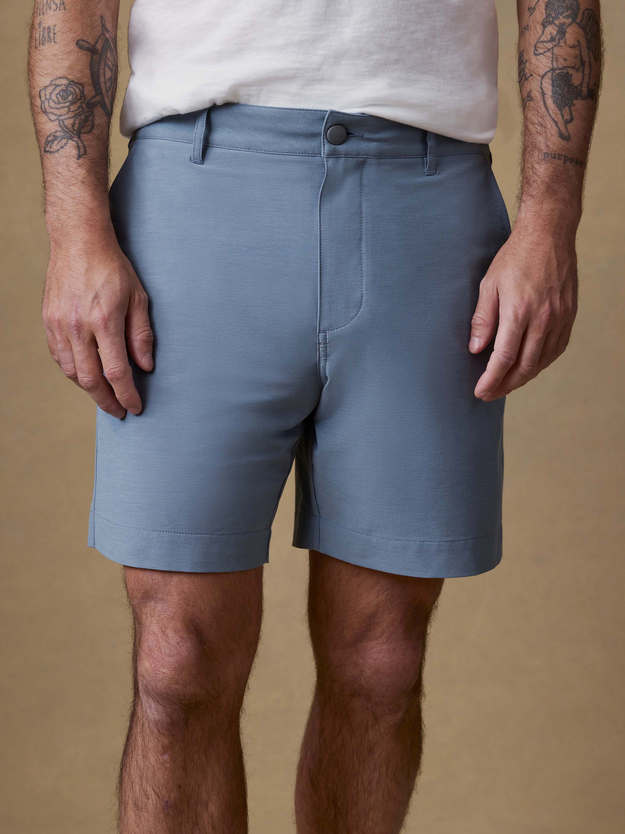 All Day™ Short (7") - Deep Marine | Faherty Brand