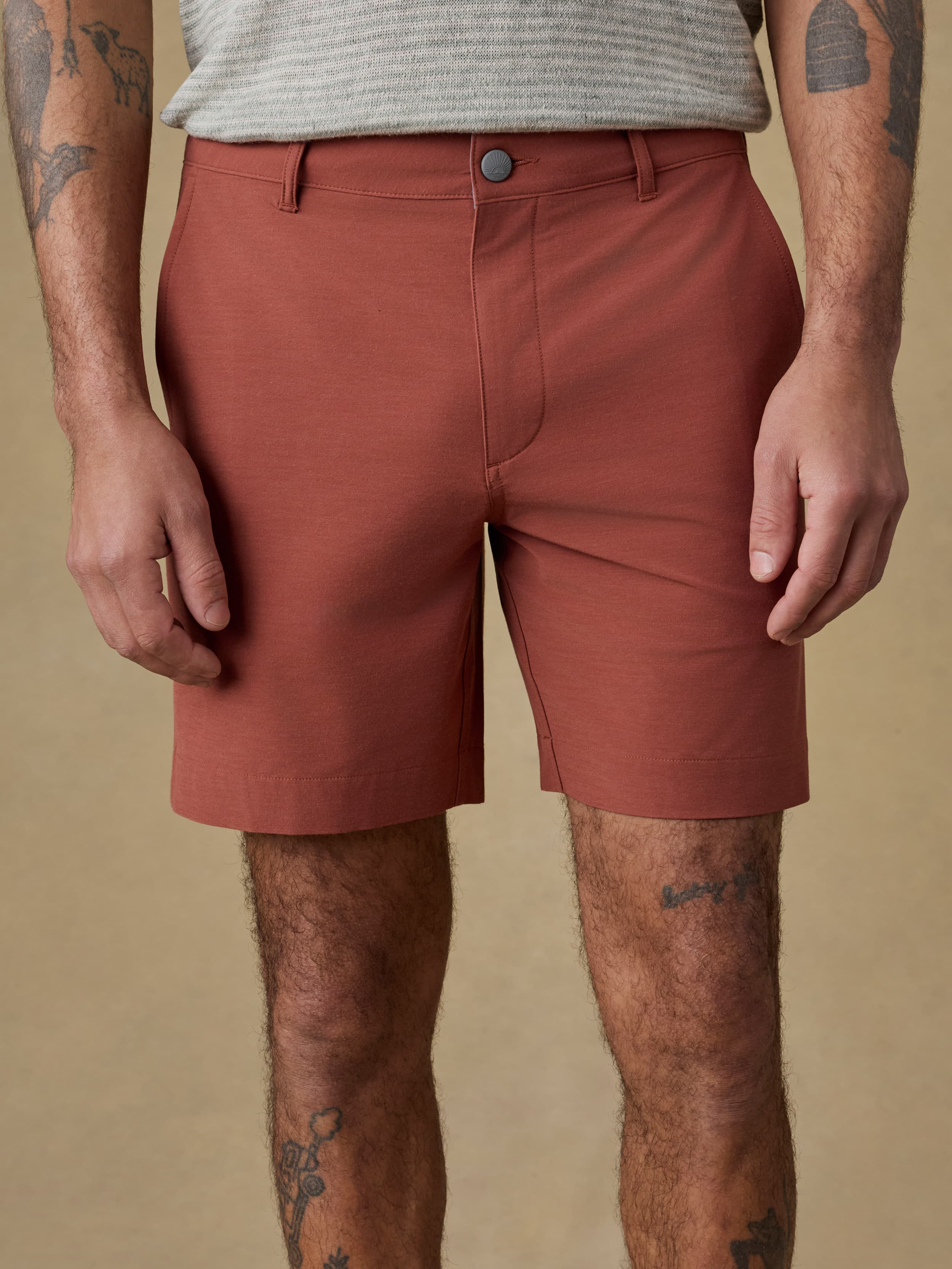 All Day™ Short (7") - Redwood | Faherty Brand