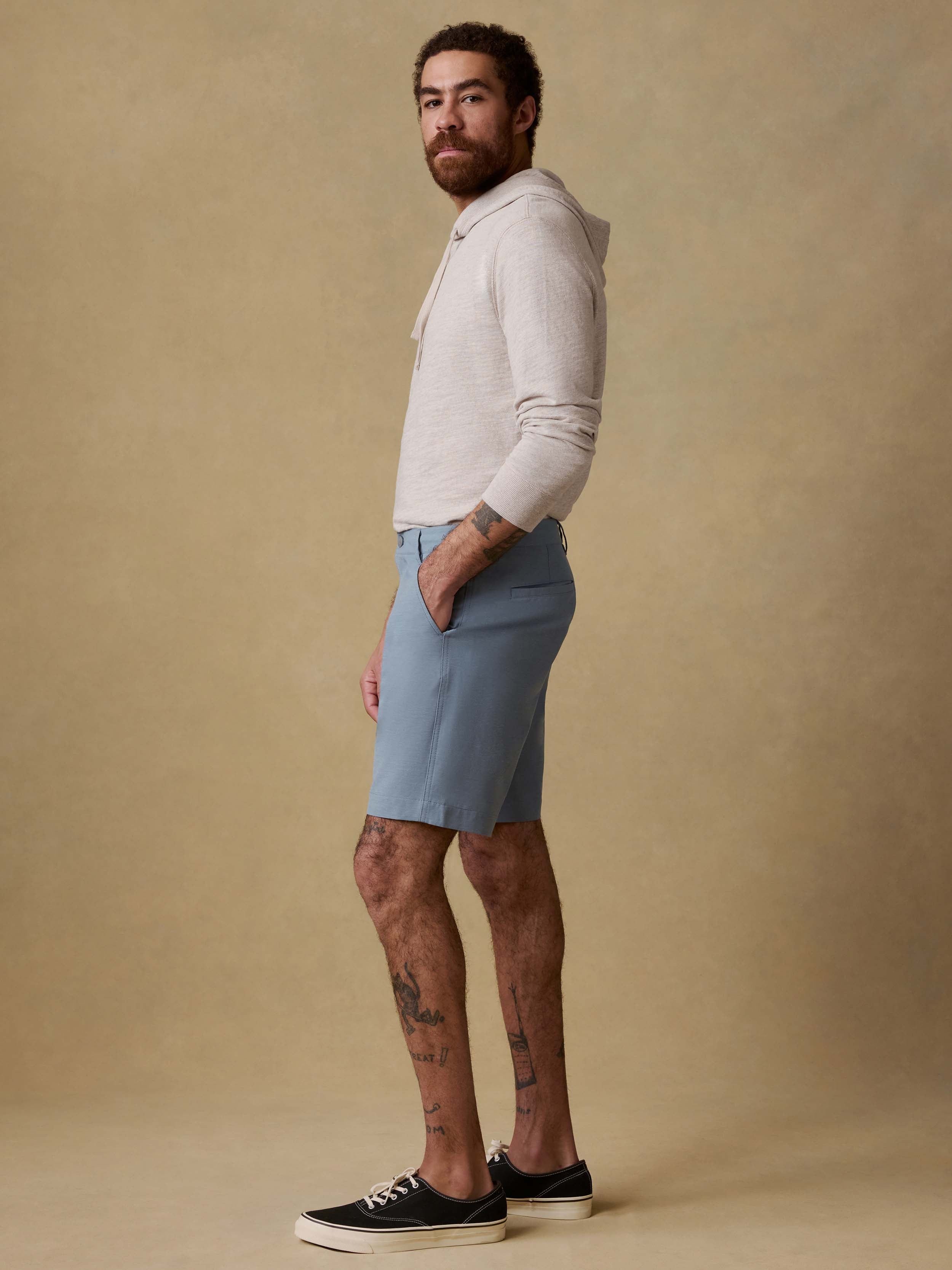 All Day™ Short (9") - Deep Marine | Faherty Brand