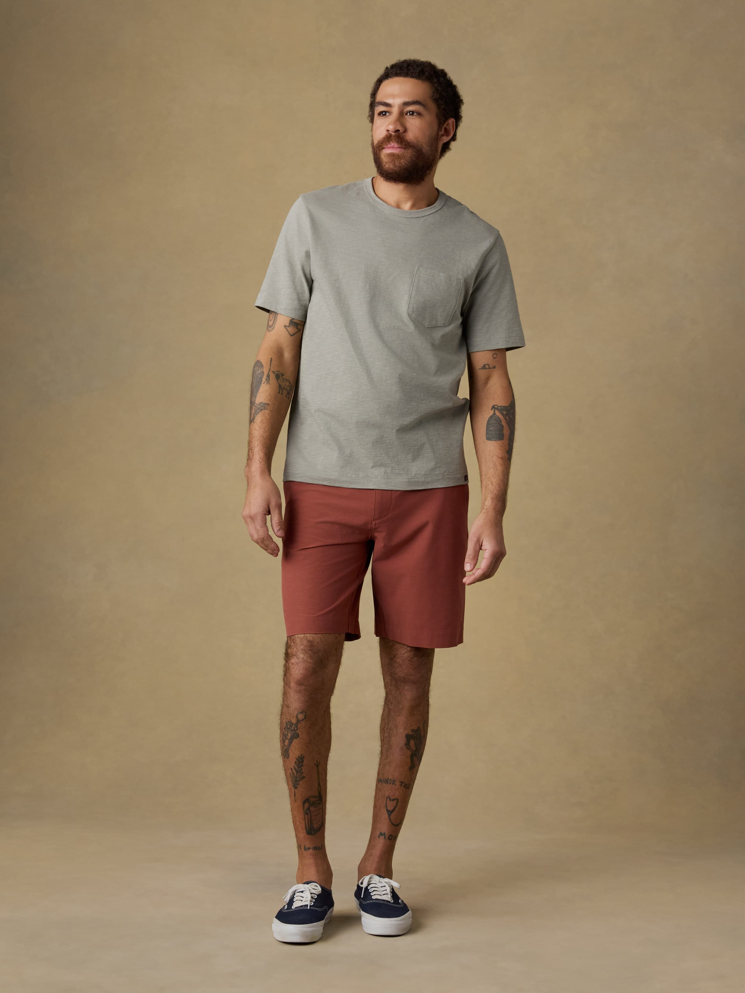 All Day™ Short (9") - Redwood | Faherty Brand