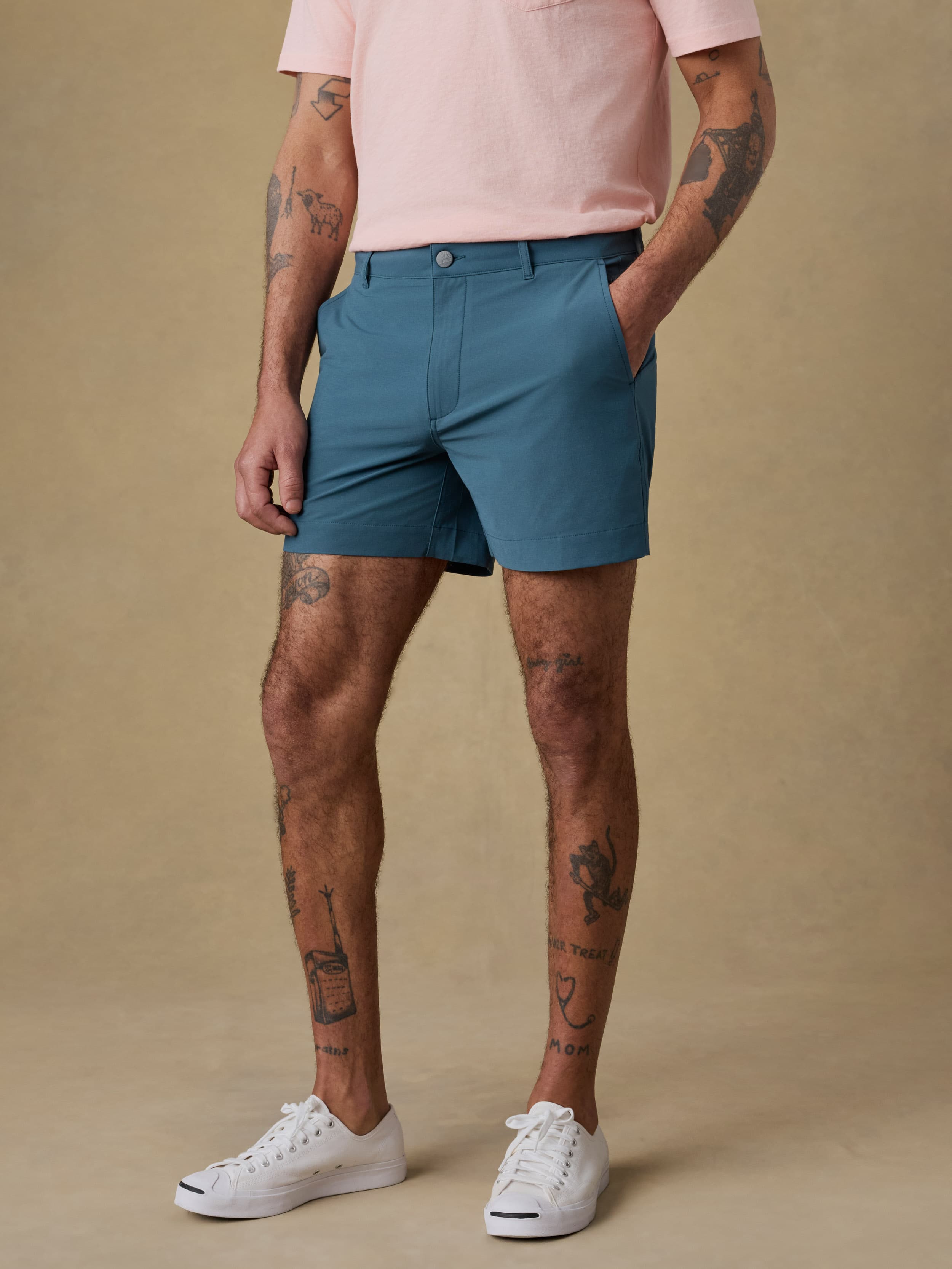 All Day™ Short (5") - Dark Teal | Faherty Brand