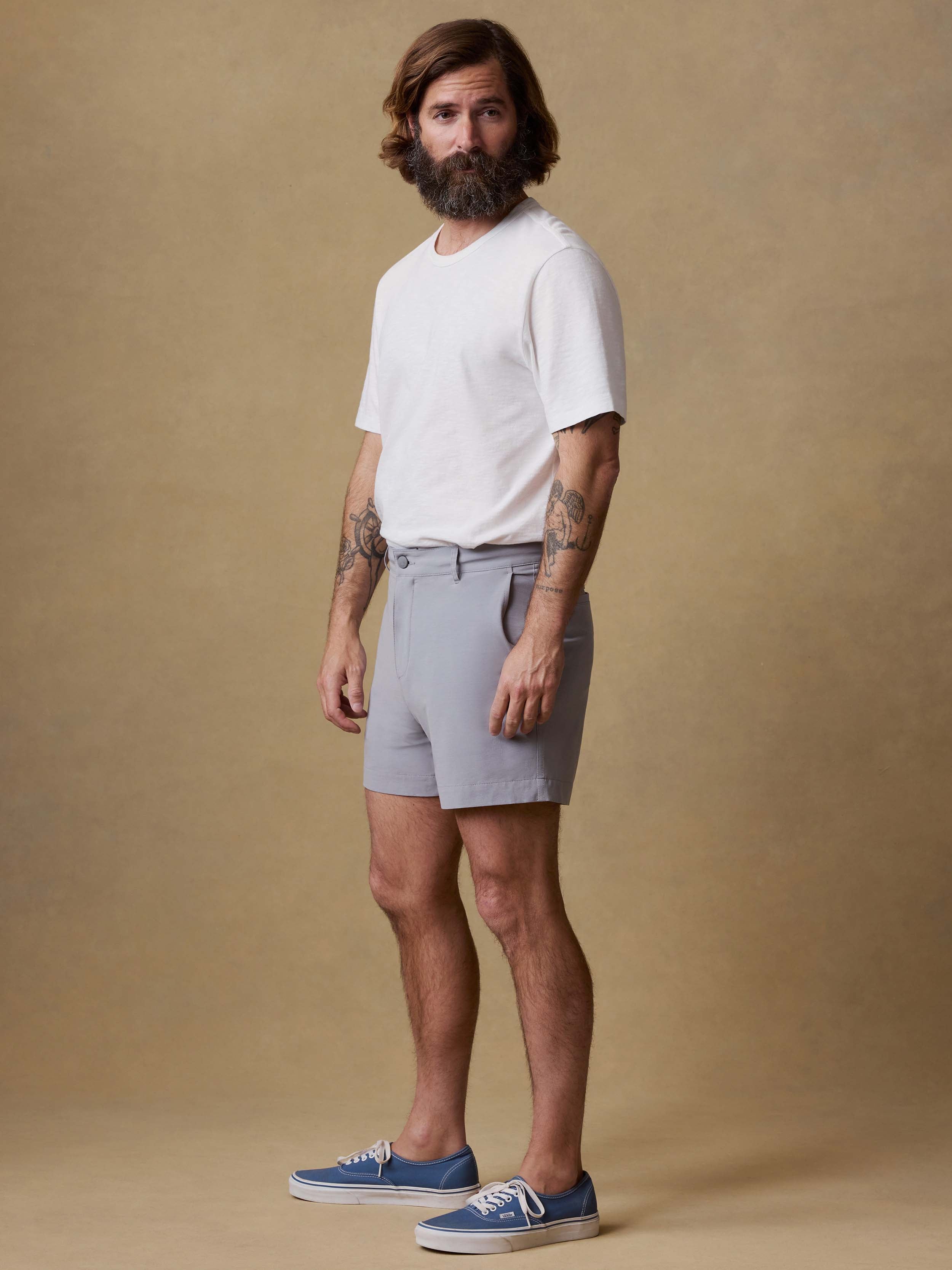 All Day™ Short (5") - Ice Grey | Faherty Brand
