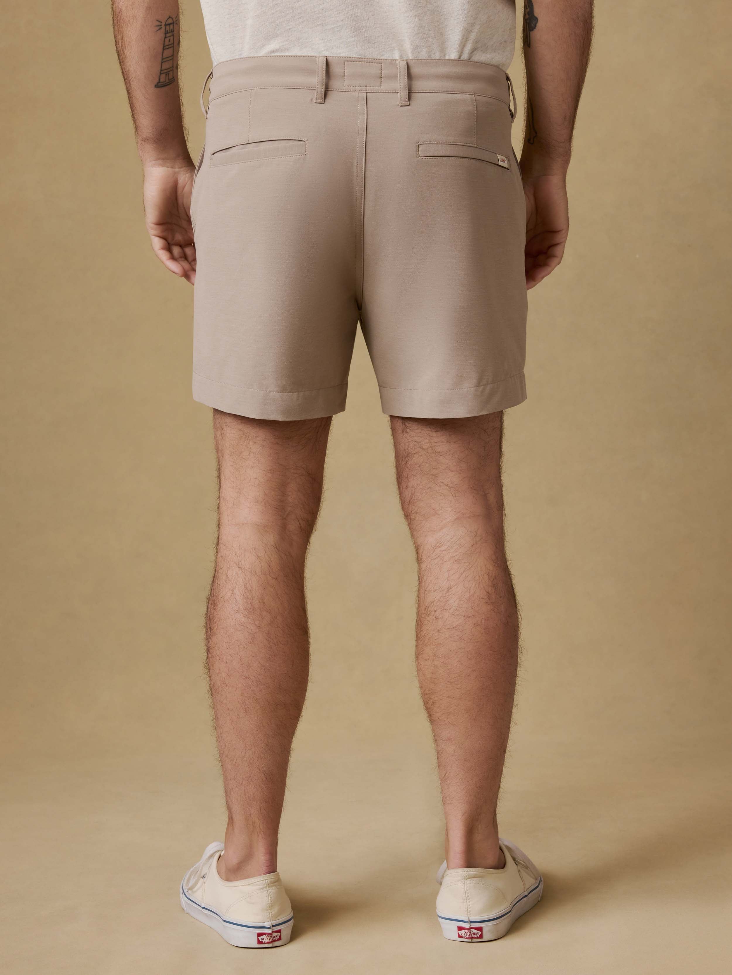 All Day™ Short (5") - Khaki | Faherty Brand