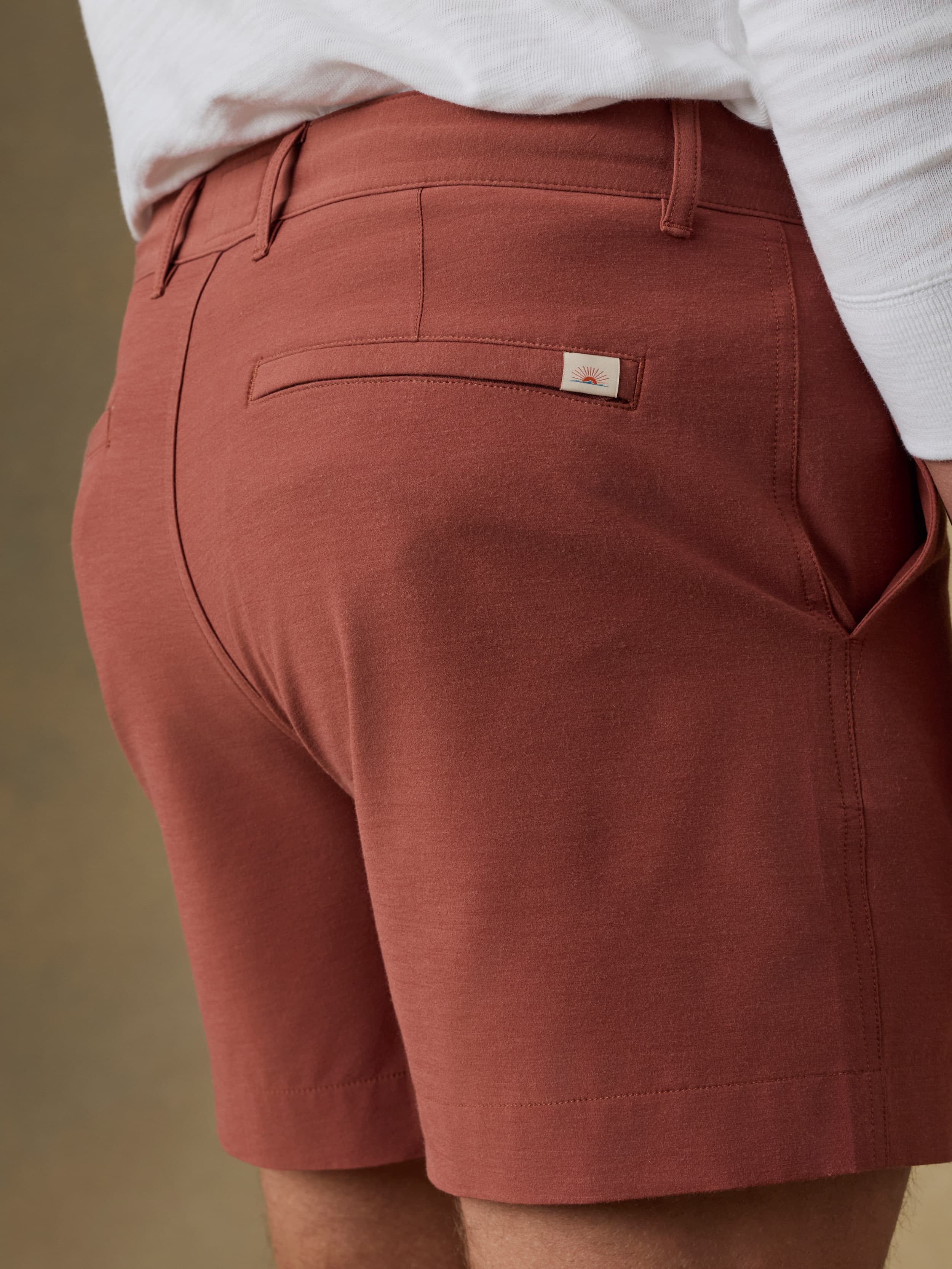 All Day™ Short (5") - Redwood | Faherty Brand