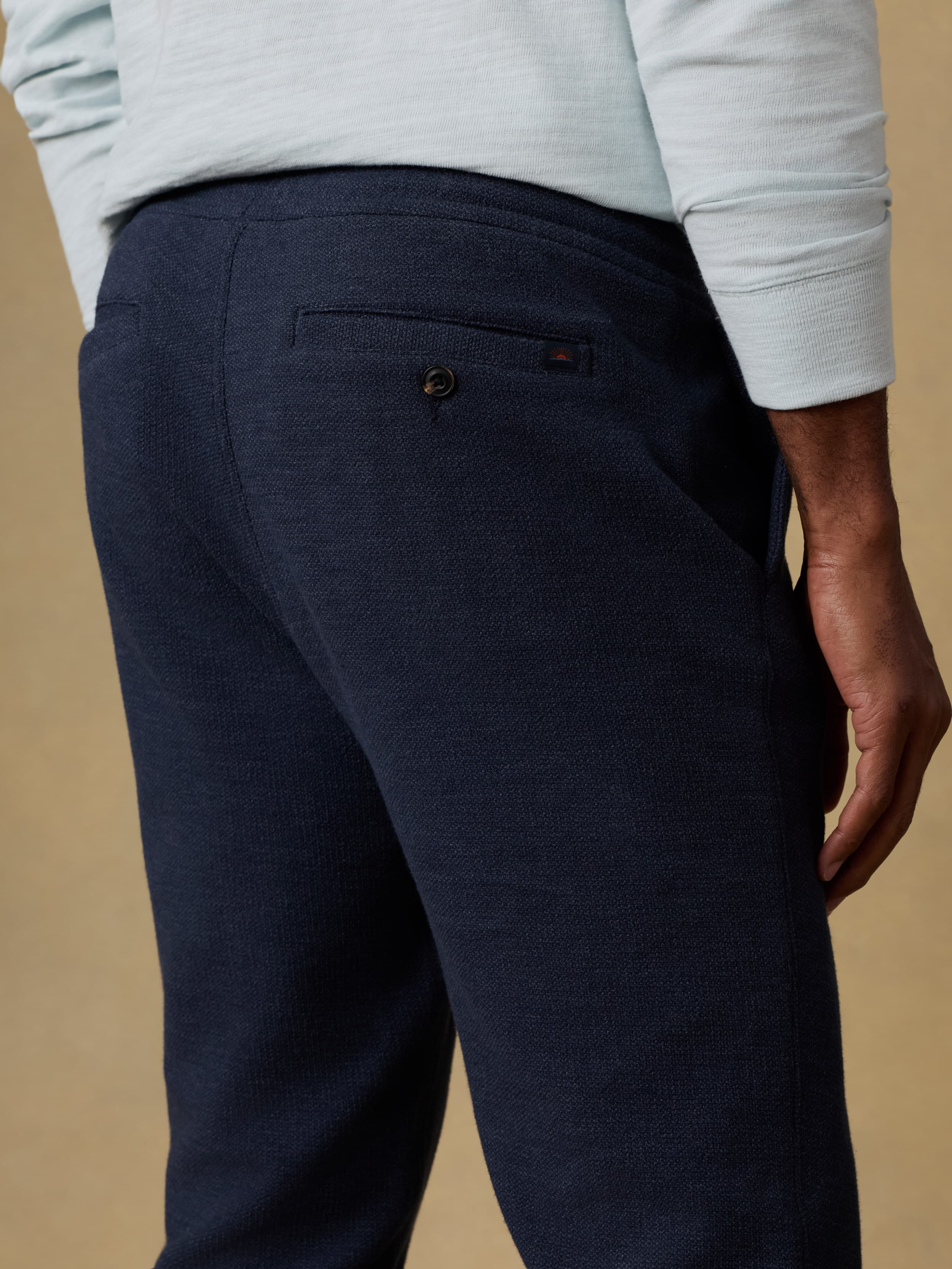 Highland Knit Pant - Navy Ridge Melange | Faherty Brand