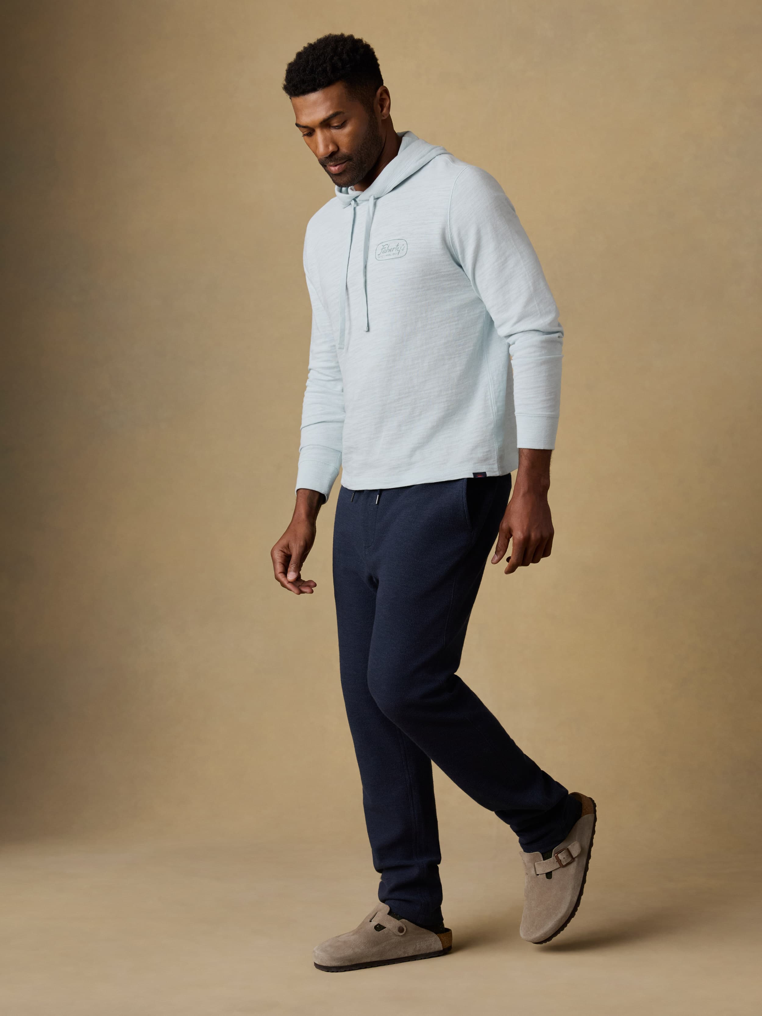 Highland Knit Pant - Navy Ridge Melange | Faherty Brand