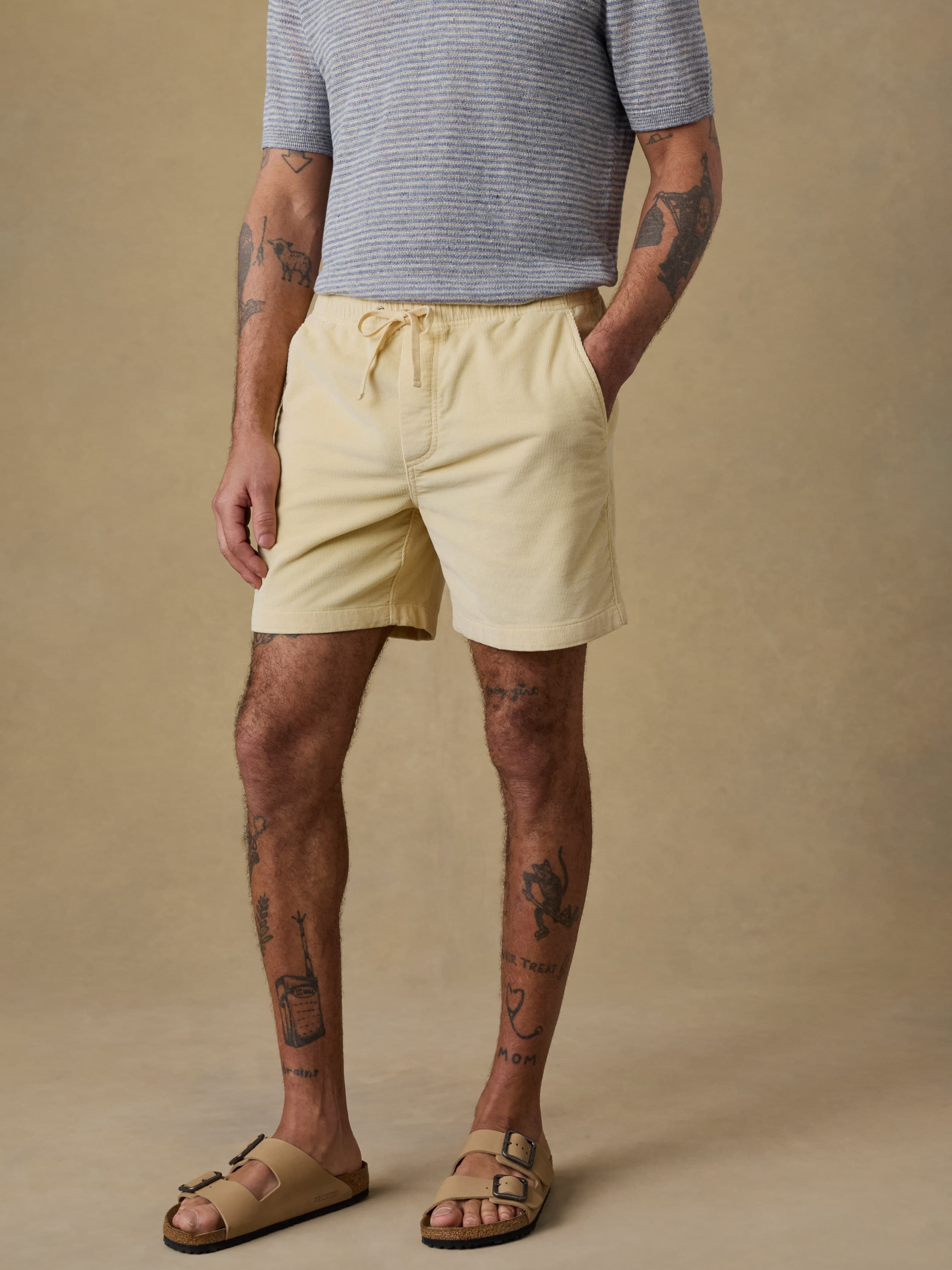 Essential Corduroy Short - Faded Sun | Faherty Brand