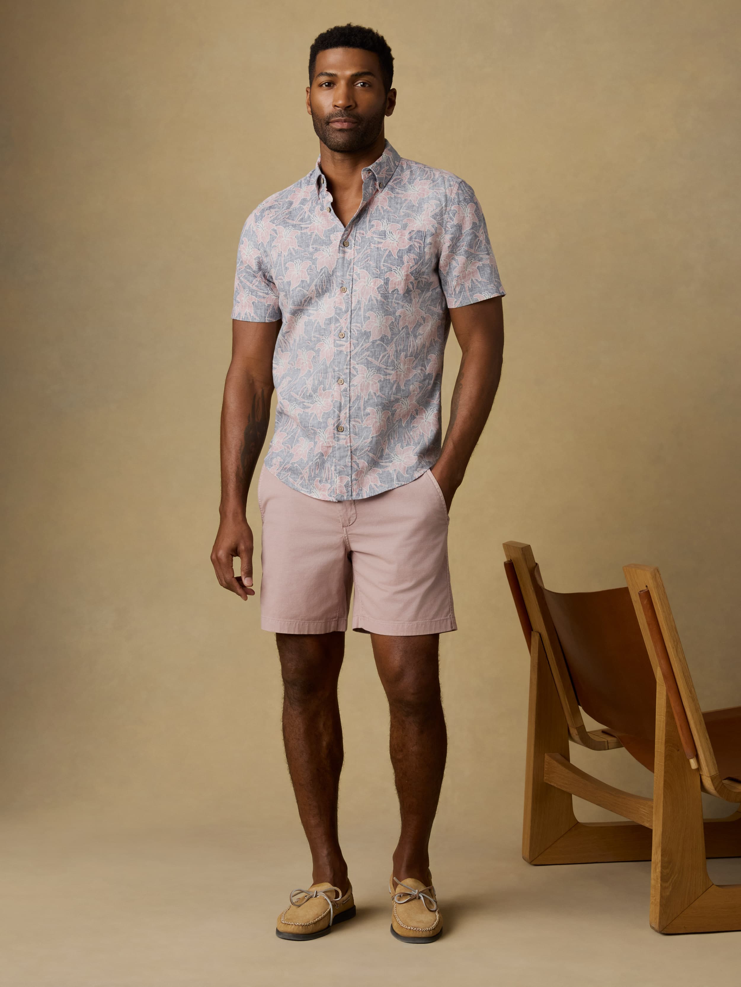 Reserve Chino Short - Adobe | Faherty Brand