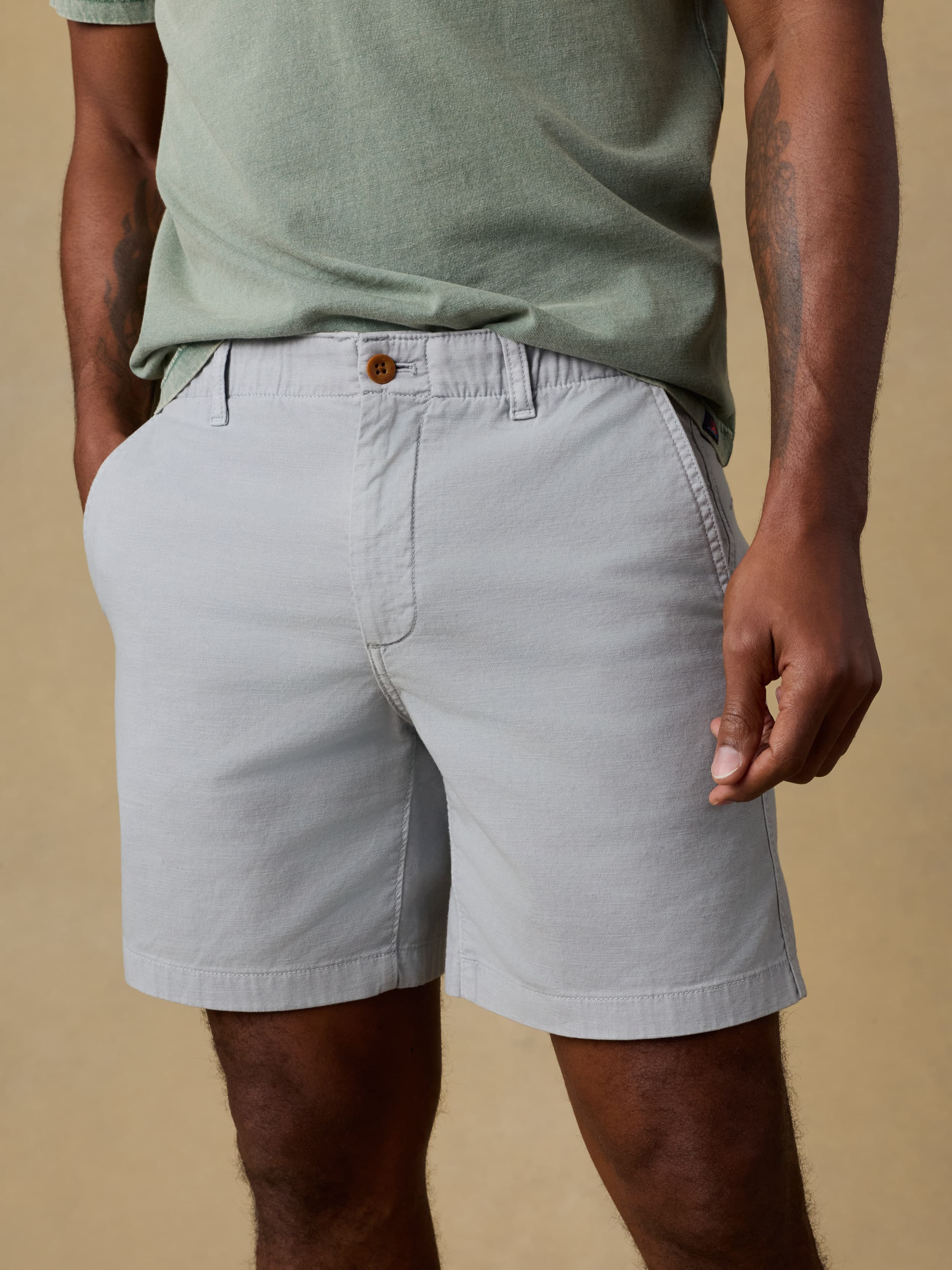 Reserve Chino Short - Rocky Grey | Faherty Brand