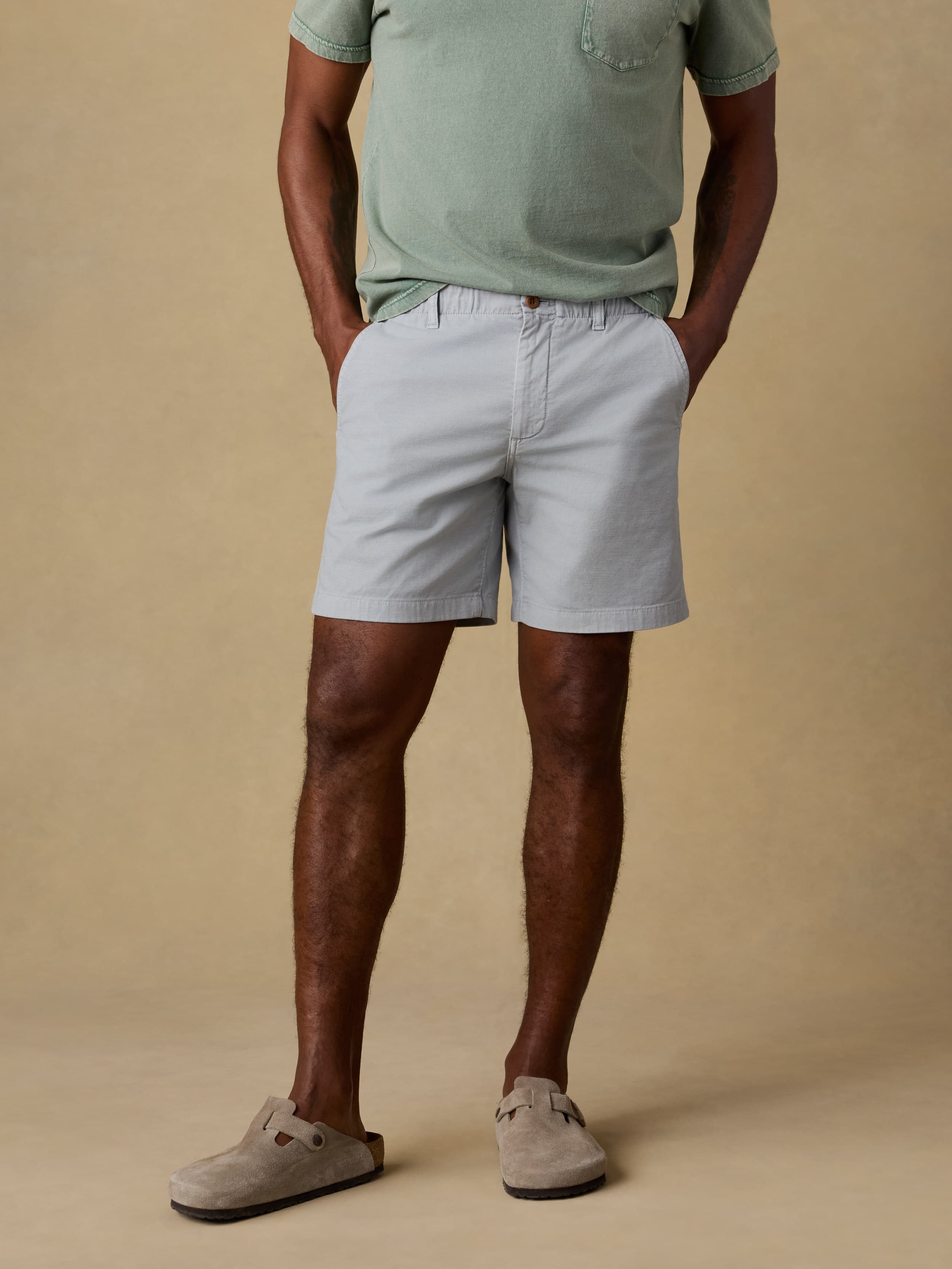 Reserve Chino Short - Rocky Grey | Faherty Brand