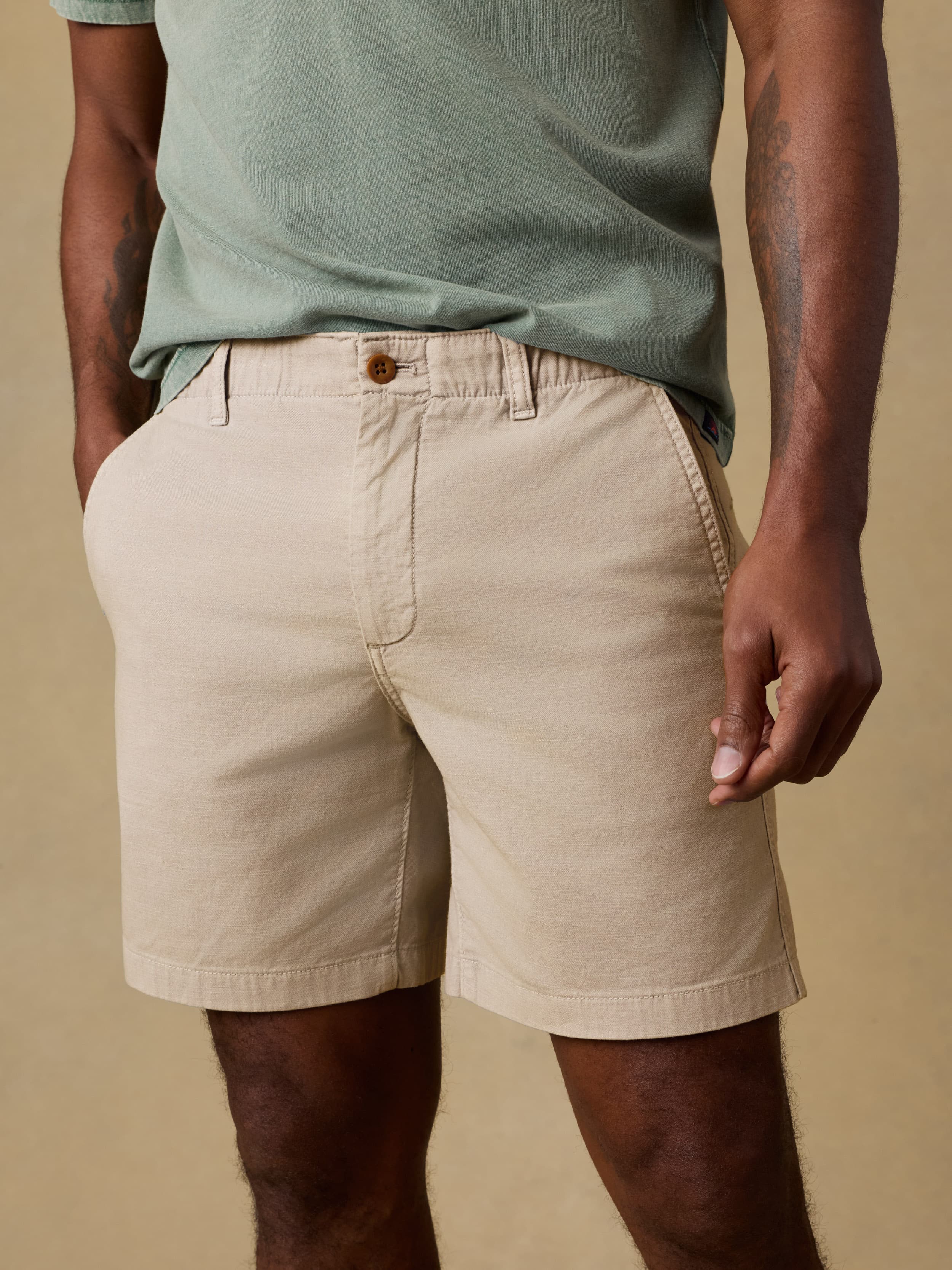 Reserve Chino Short - Stone | Faherty Brand