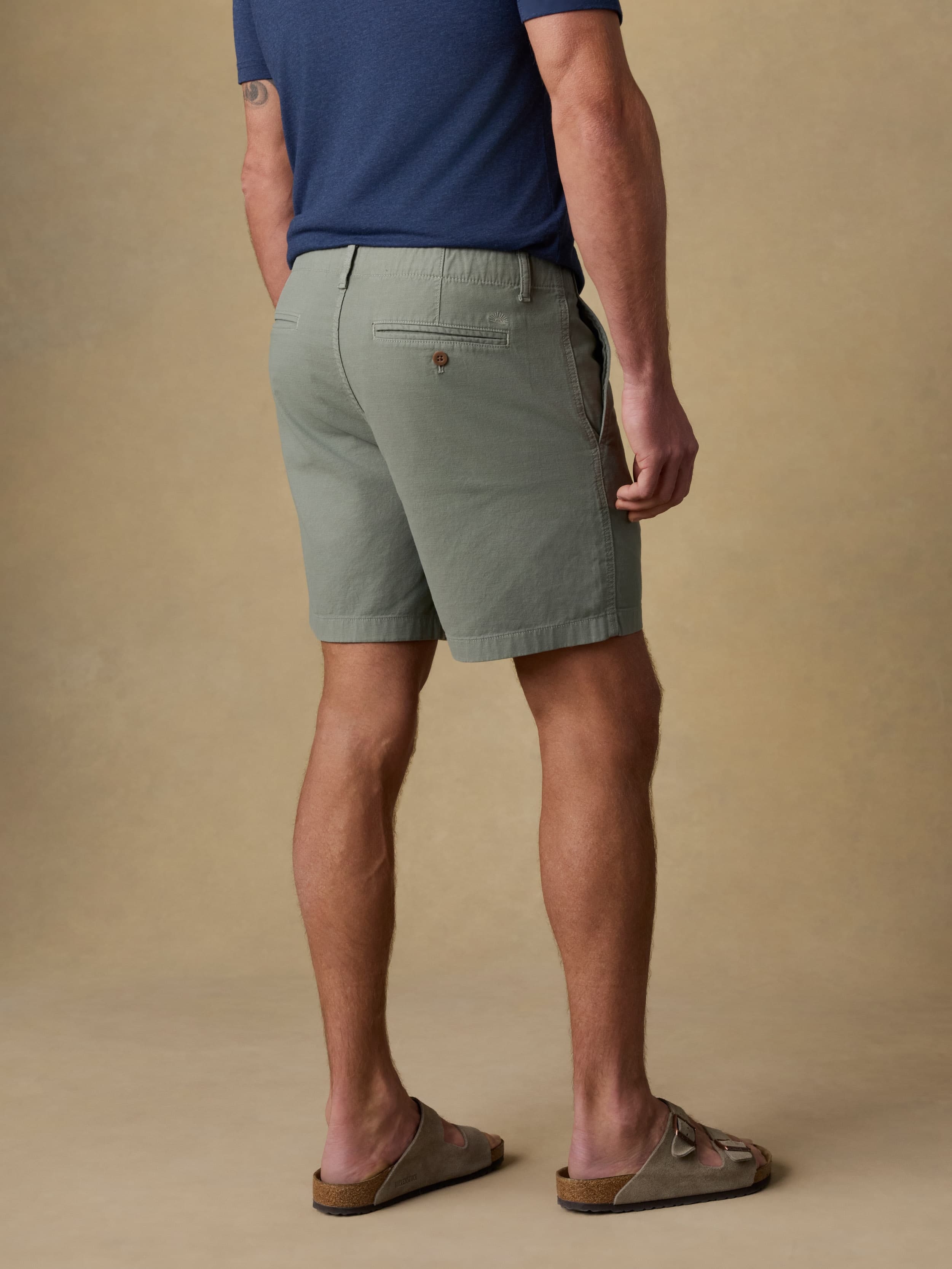 Reserve Chino Short - Trail Olive | Faherty Brand