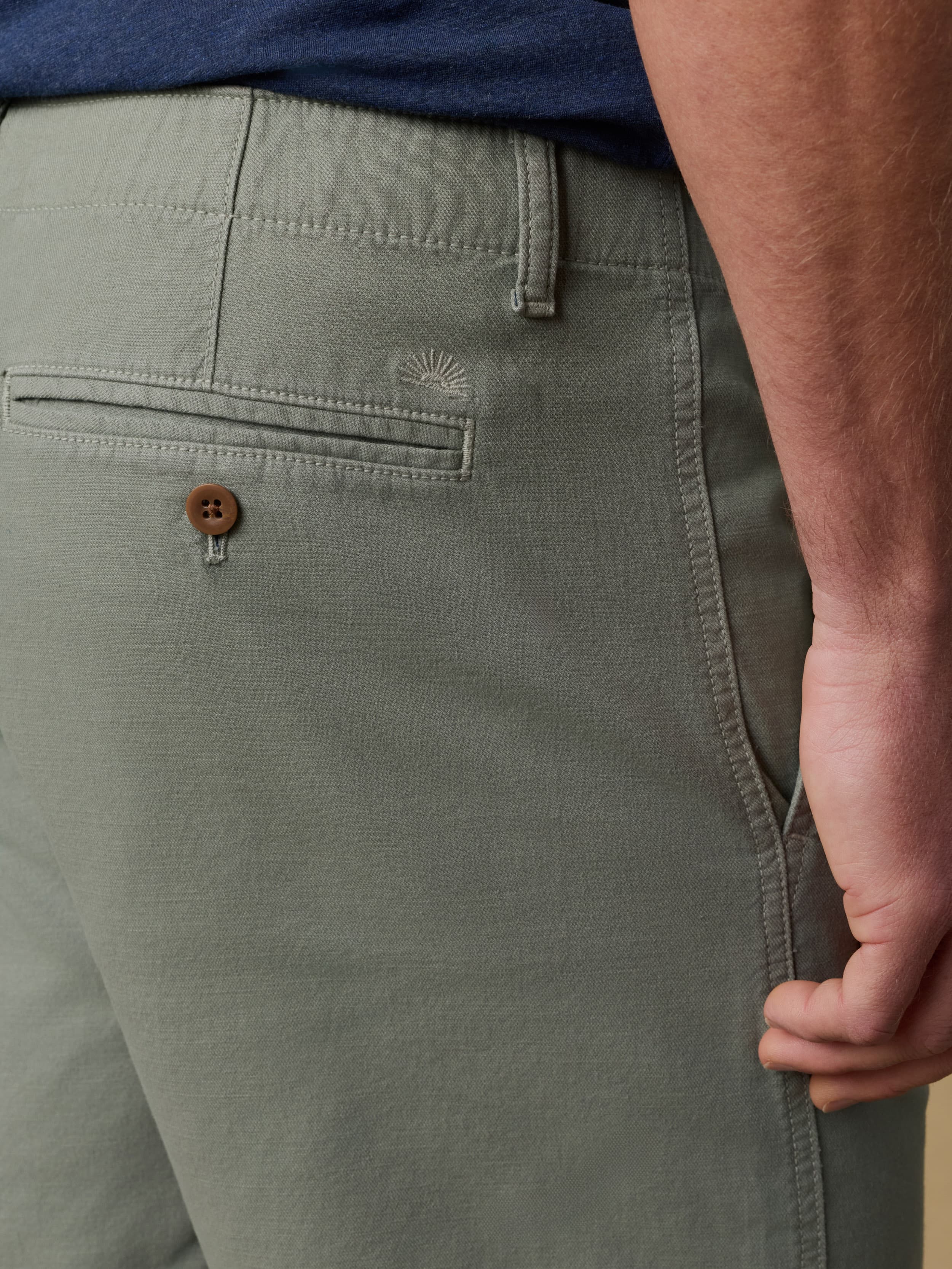 Reserve Chino Short - Trail Olive | Faherty Brand