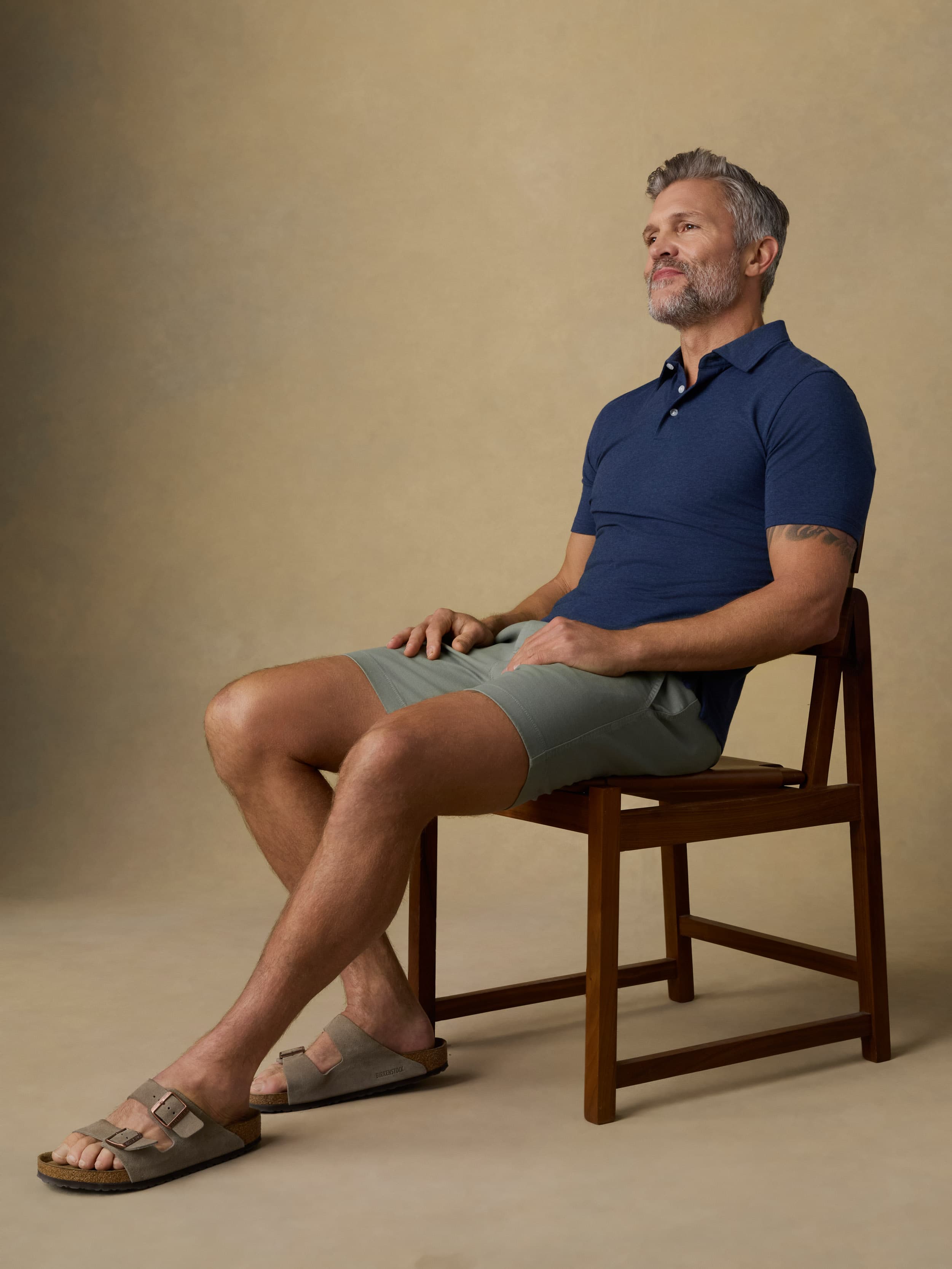 Reserve Chino Short - Trail Olive | Faherty Brand