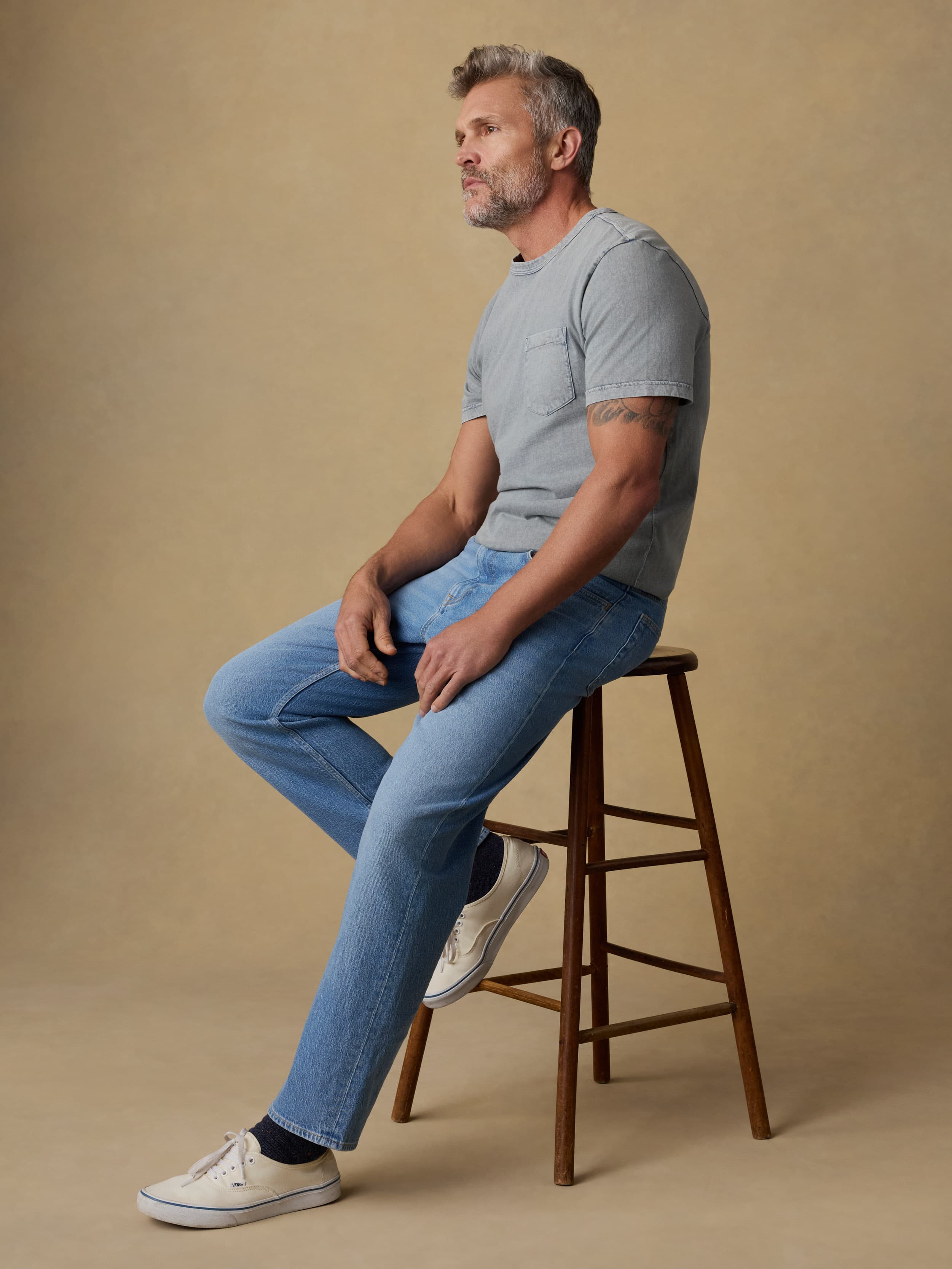 Organic Cotton Denim Pant - Bay Drift Wash | Faherty Brand