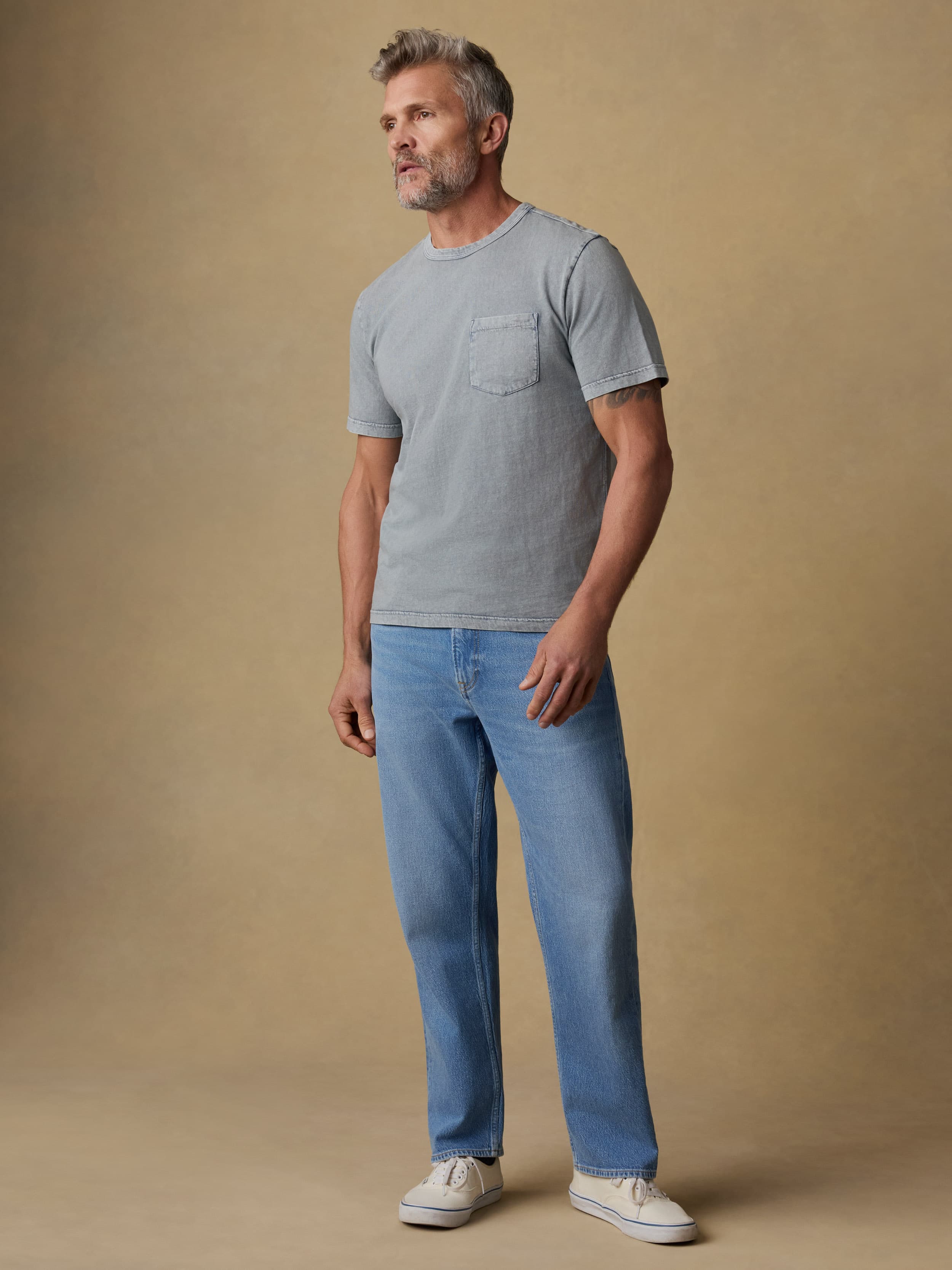 Organic Cotton Denim Pant - Bay Drift Wash | Faherty Brand