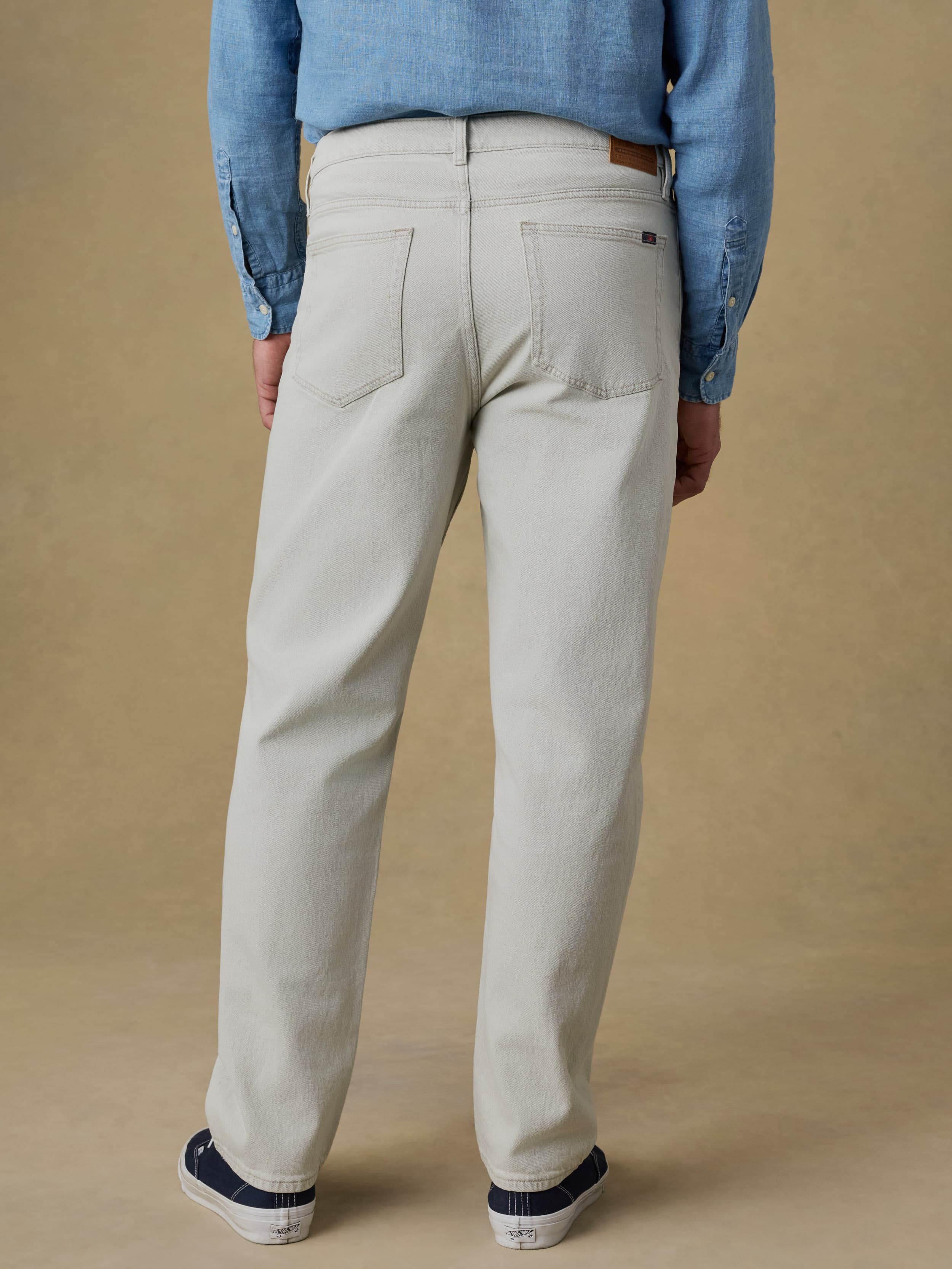 Organic Cotton Denim Pant - Birch | Faherty Brand