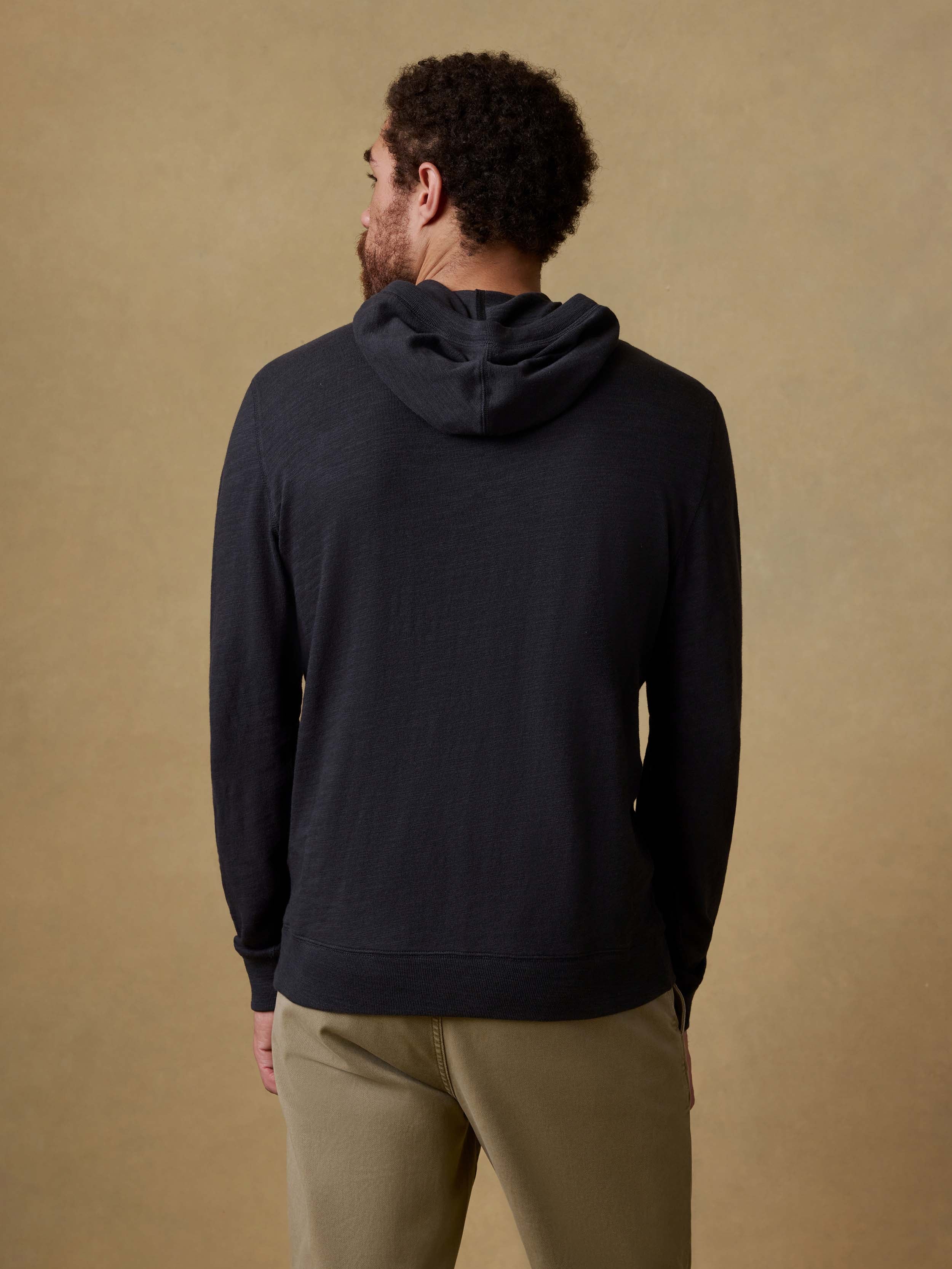 Sunwashed Organic Hoodie - Ridge Black | Faherty Brand