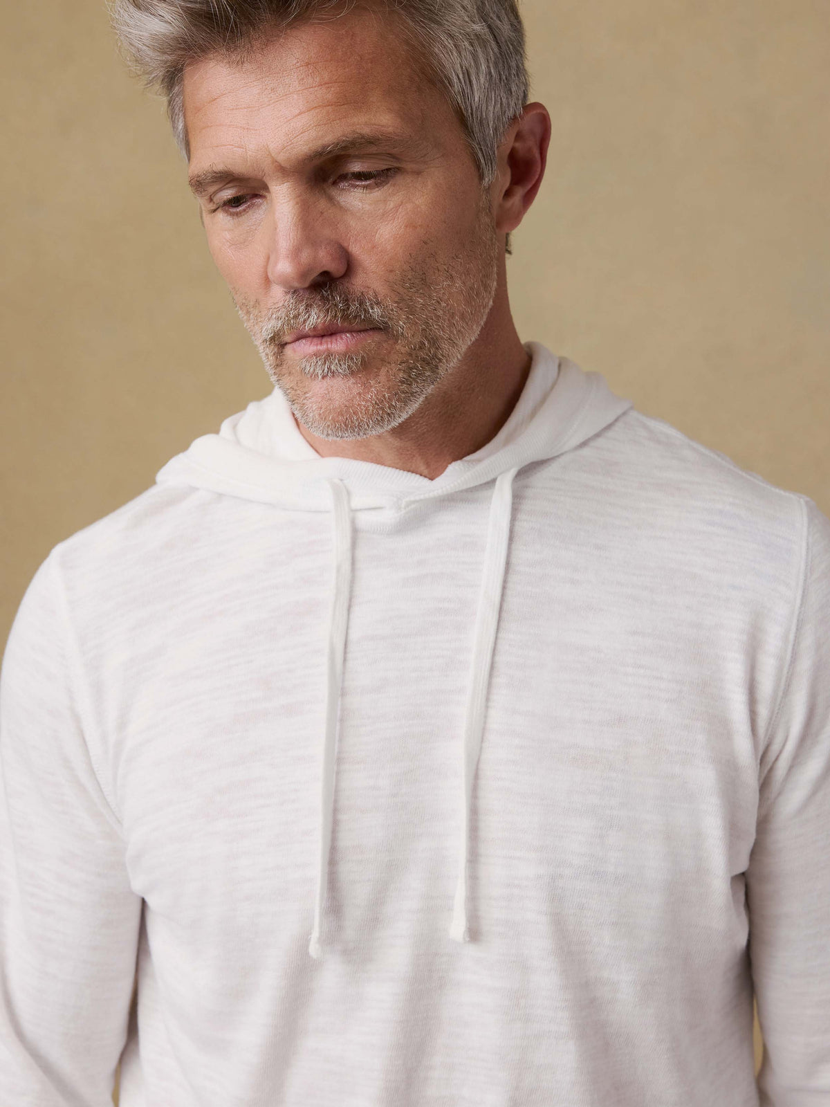  | Sunwashed Organic Hoodie - White | Faherty Brand, image 2 of 8