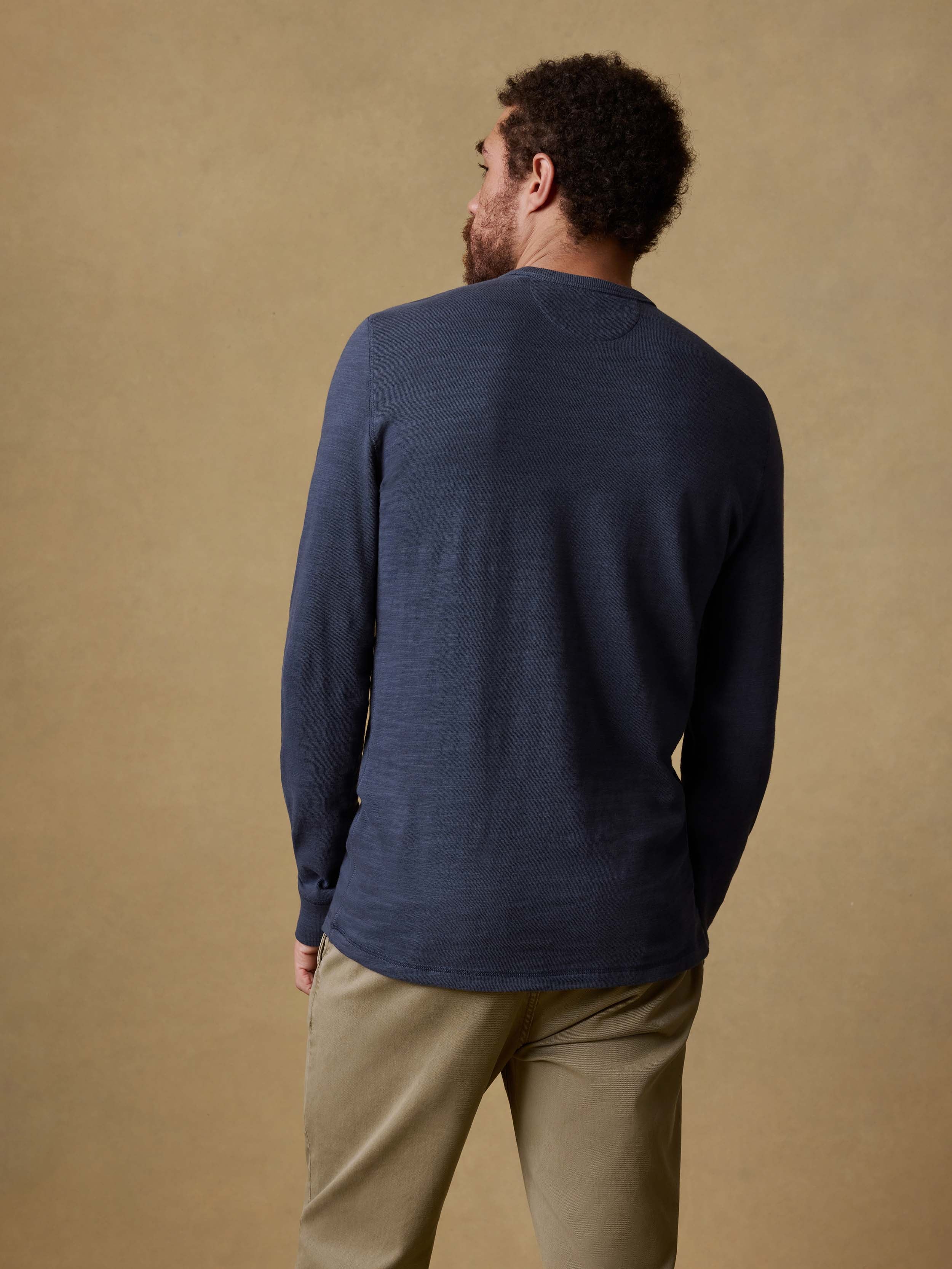Sunwashed Organic Crew - Blue Nights | Faherty Brand