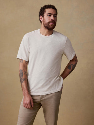 Sunwashed Regenerative Tee - Island Dune Heather