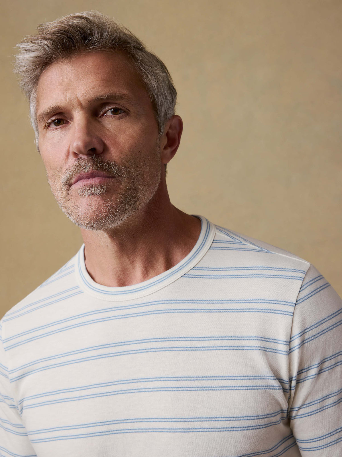  | Sunwashed Tee - Clear Sky Stripe | Faherty Brand, image 1 of 6