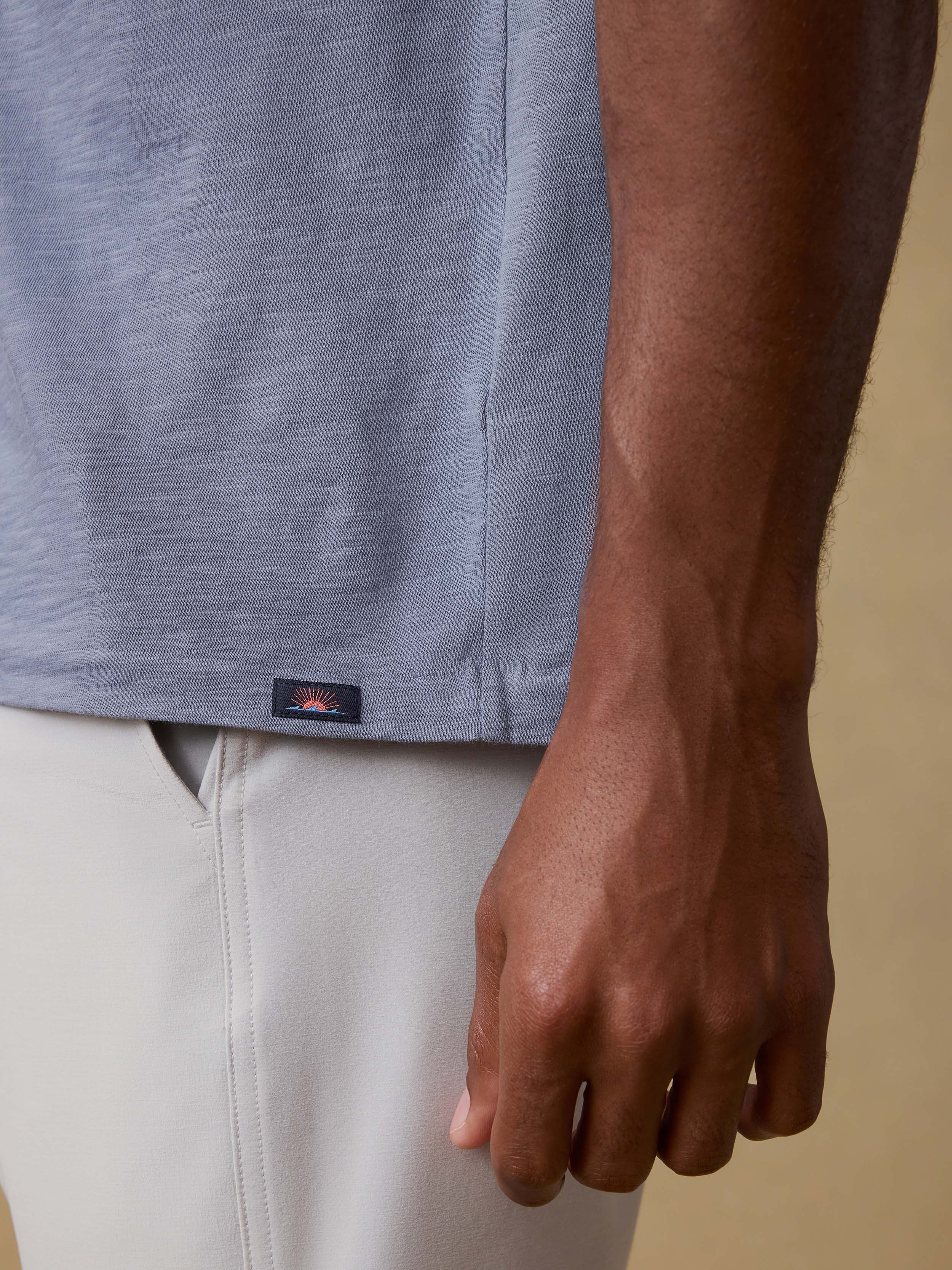 Sunwashed Regenerative Pocket Tee - Flint | Faherty Brand