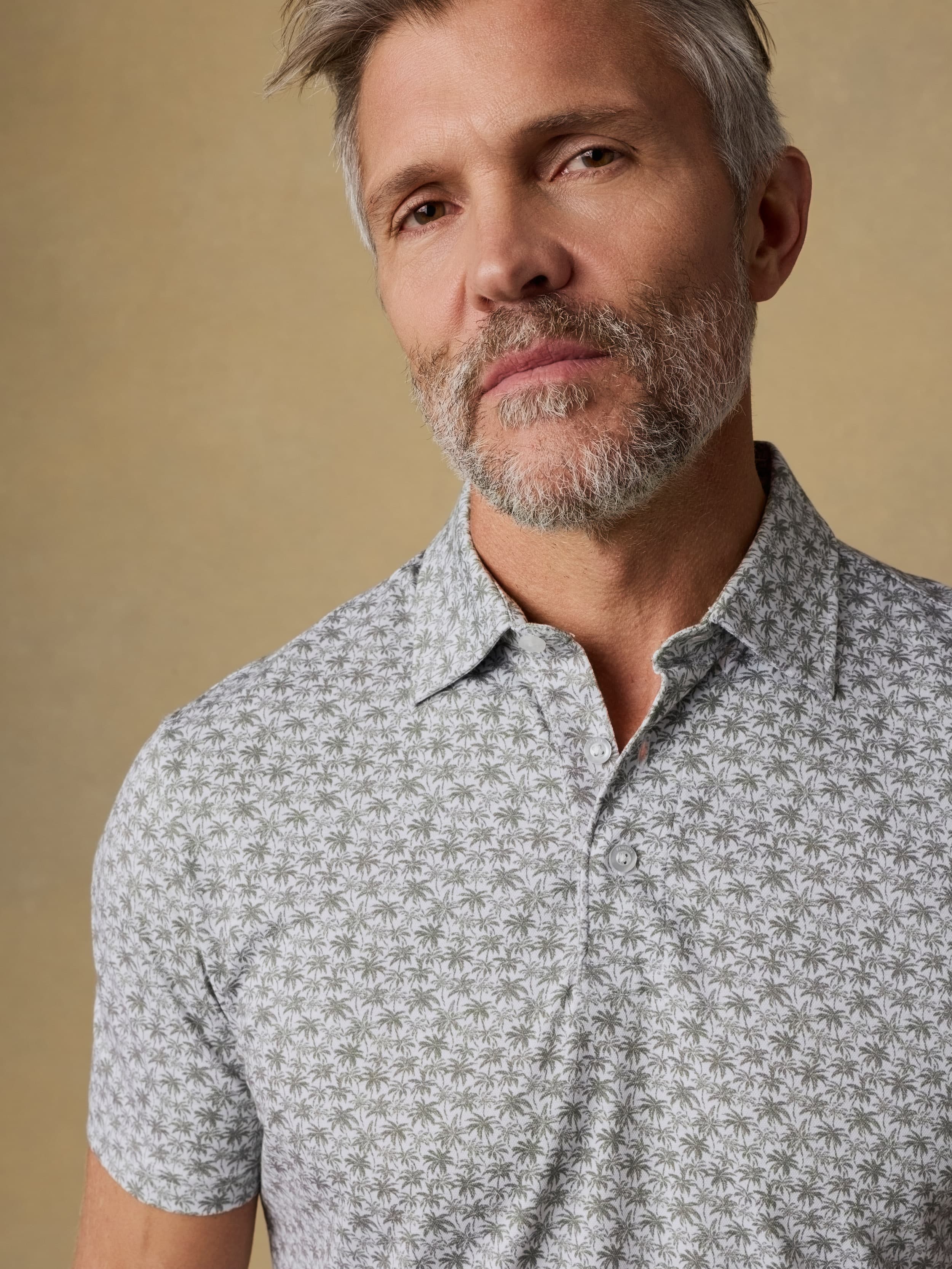 Short-Sleeve Movement™ Pique Polo - Olive Palm Beach | Faherty Brand
