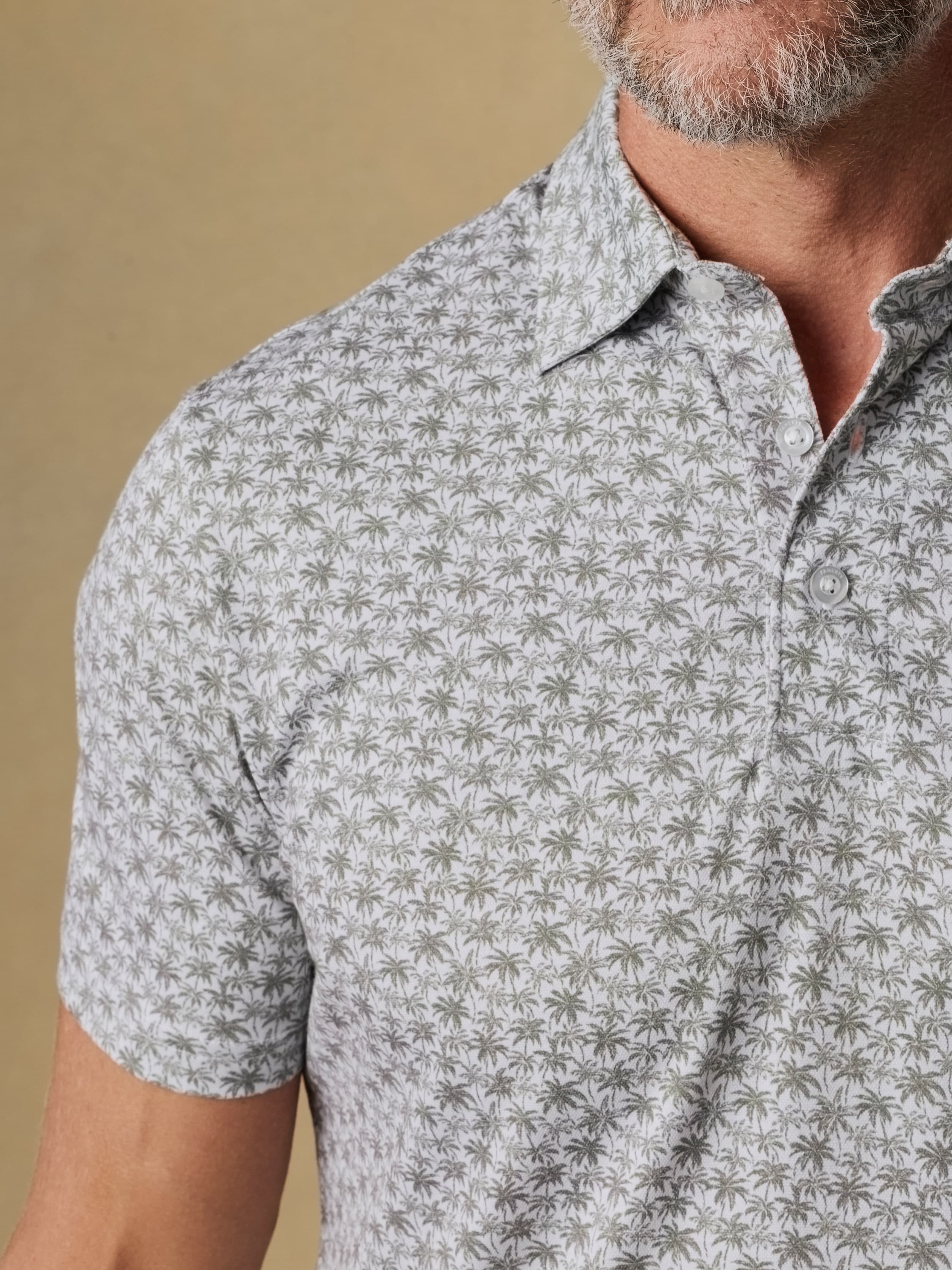 Short-Sleeve Movement™ Pique Polo - Olive Palm Beach | Faherty Brand