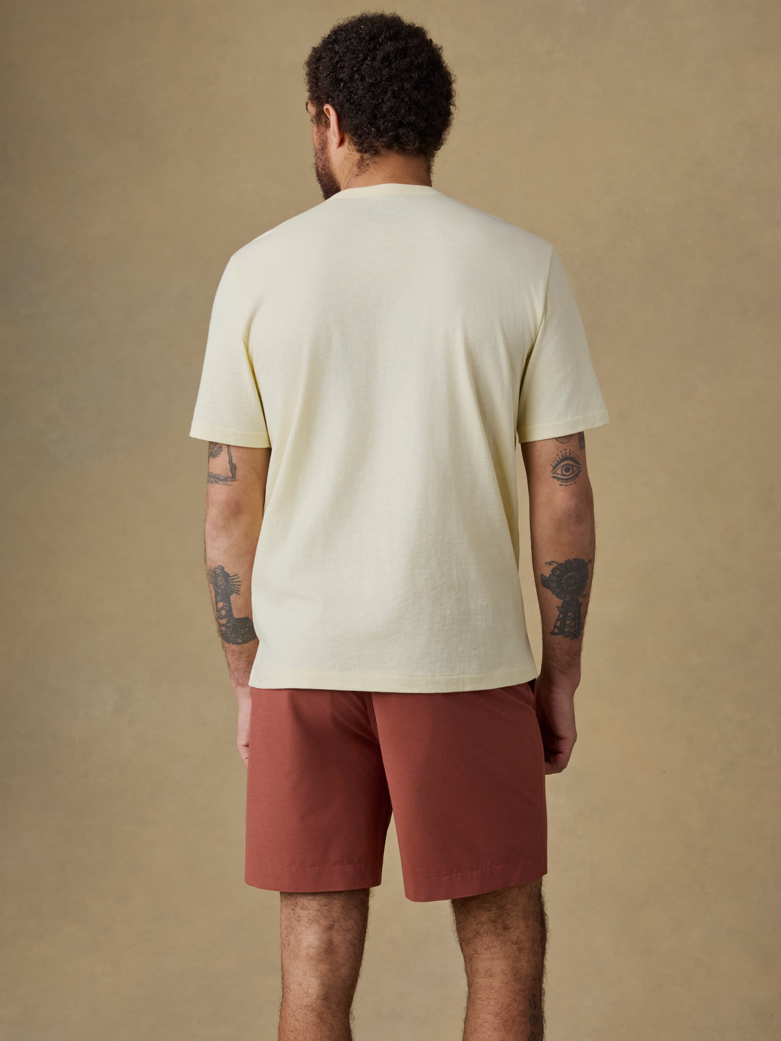 Surf Shop Sunwashed Regenerative Tee - Isle Sun | Faherty Brand