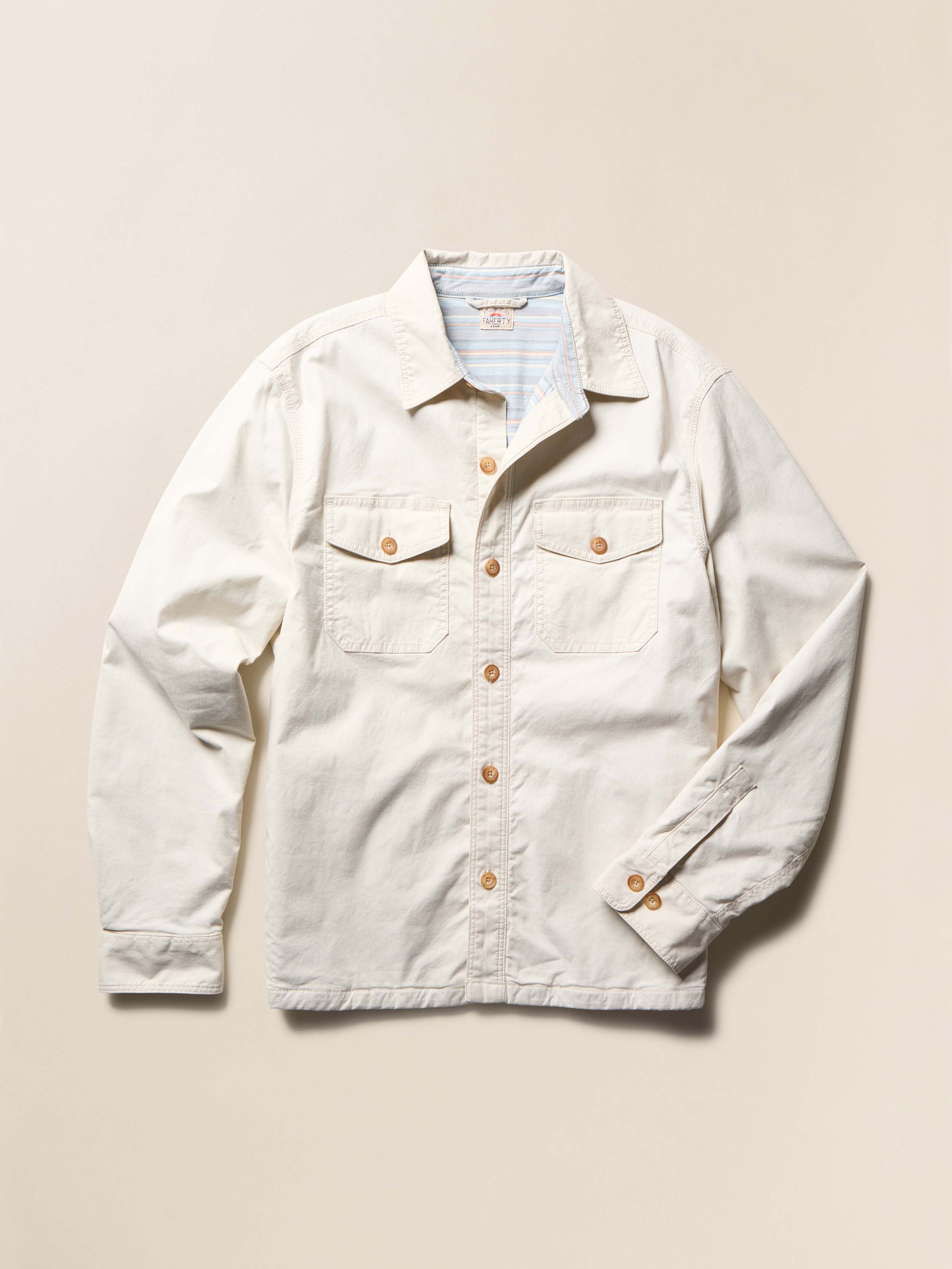 Lakeside CPO - Sea Salt | Faherty Brand