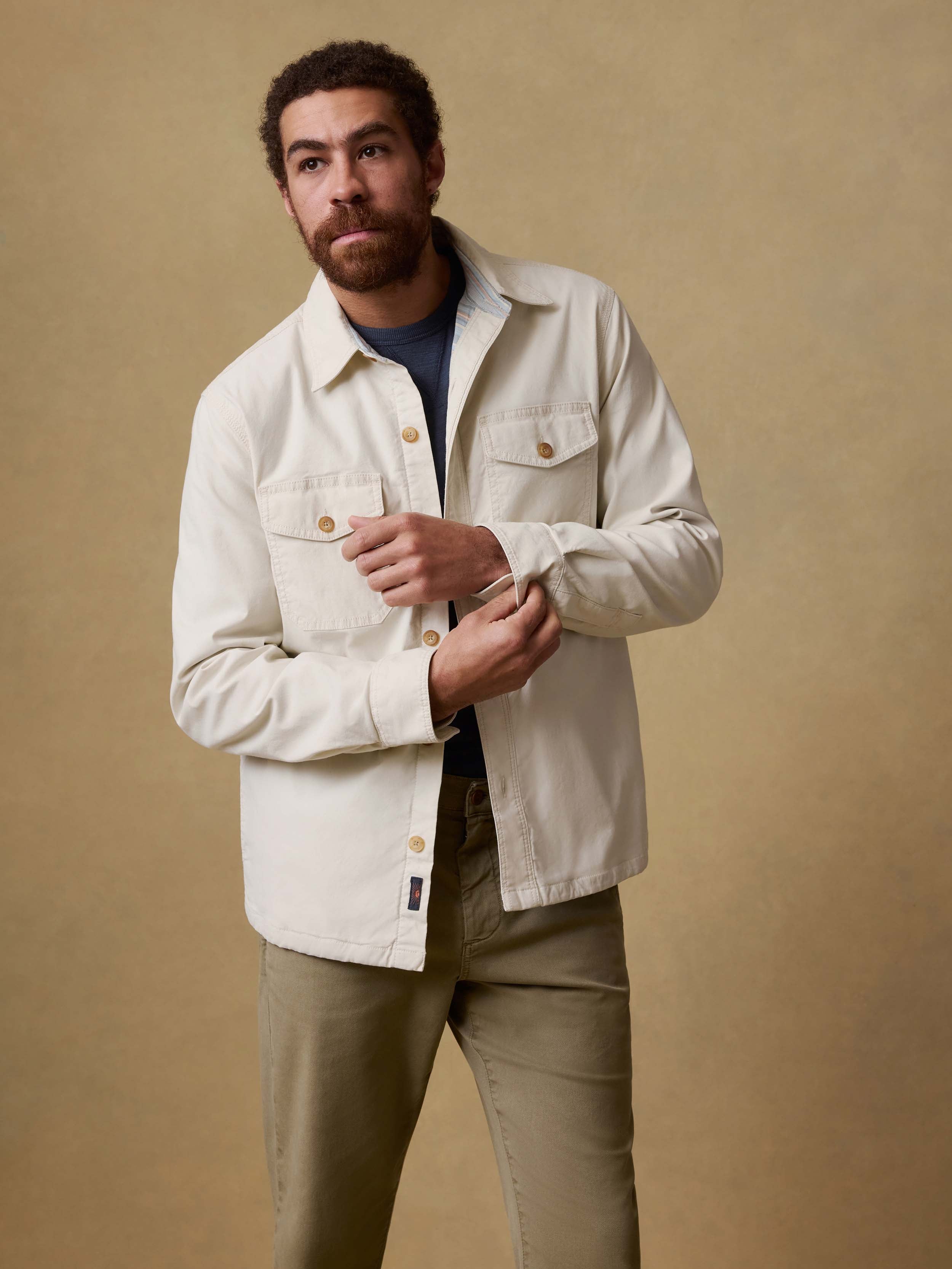 Lakeside CPO - Sea Salt | Faherty Brand