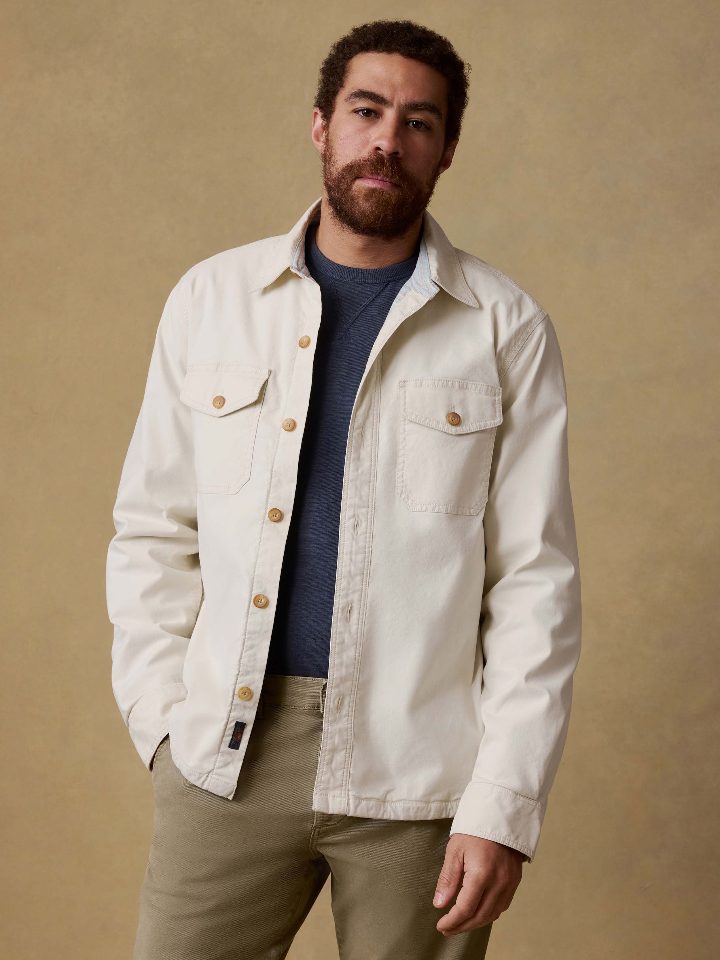 Lakeside CPO - Sea Salt | Faherty Brand