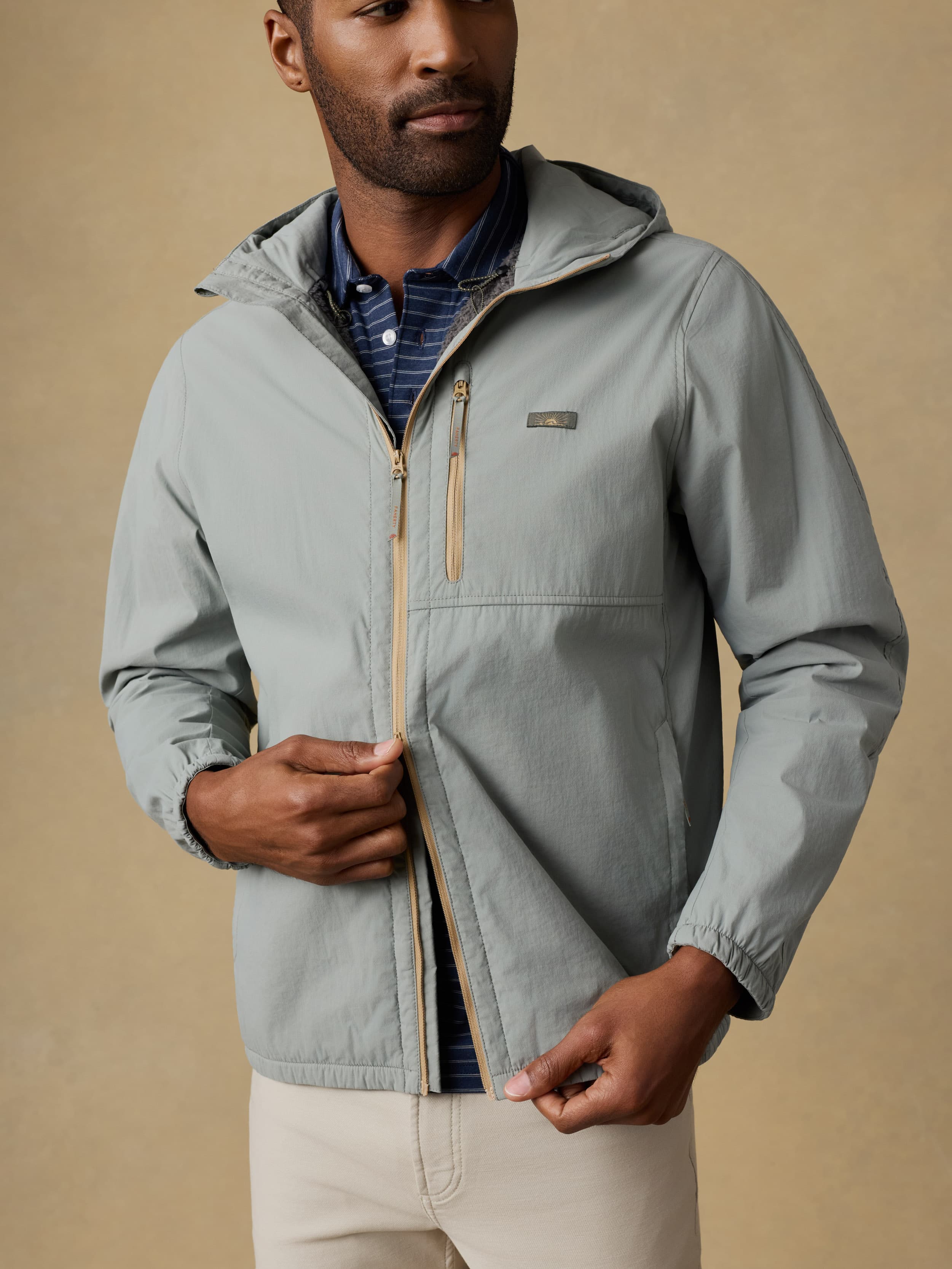 Shorelite Zephyr Jacket - Coastal Sage | Faherty Brand