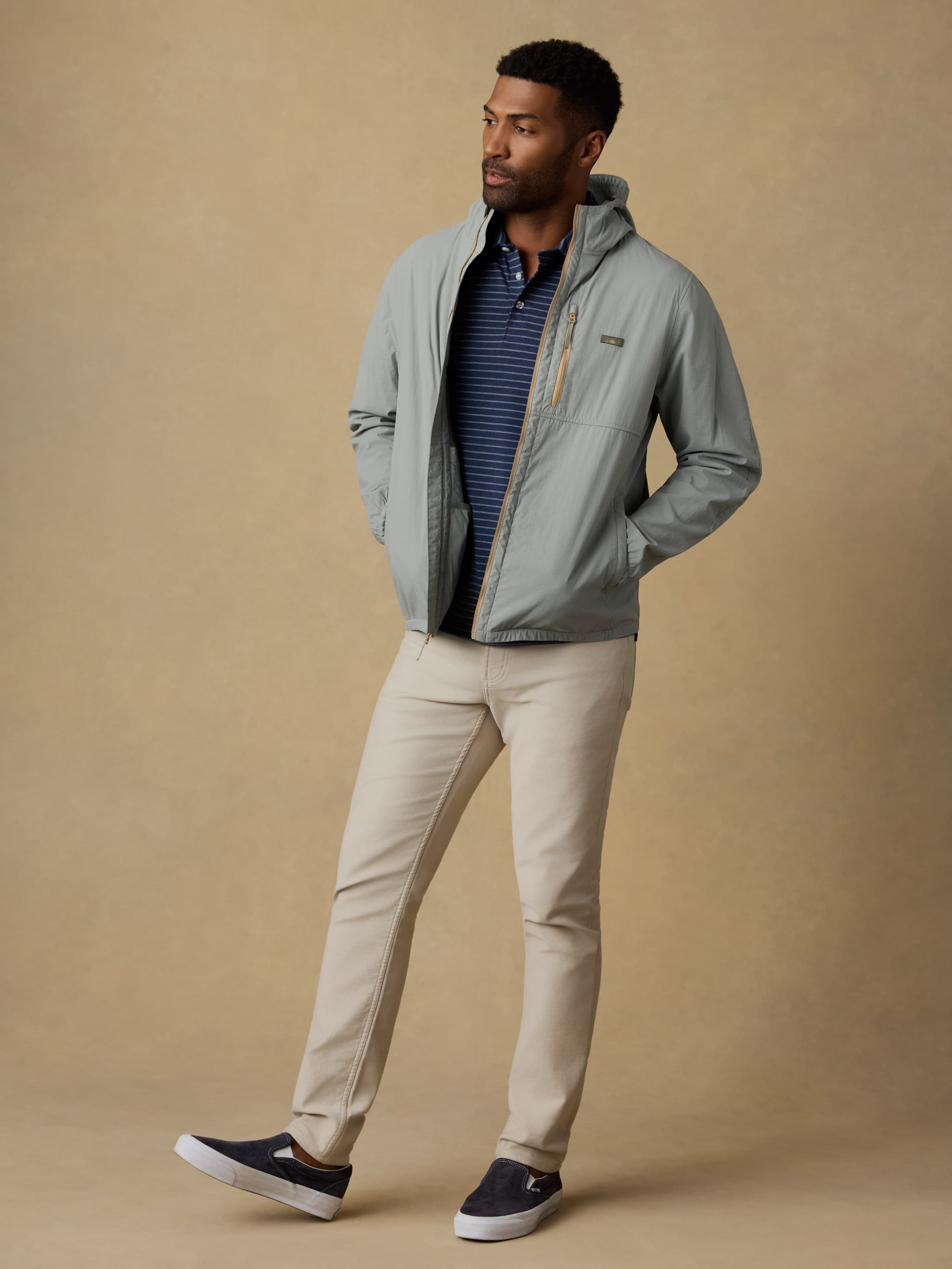 Shorelite Zephyr Jacket - Coastal Sage | Faherty Brand
